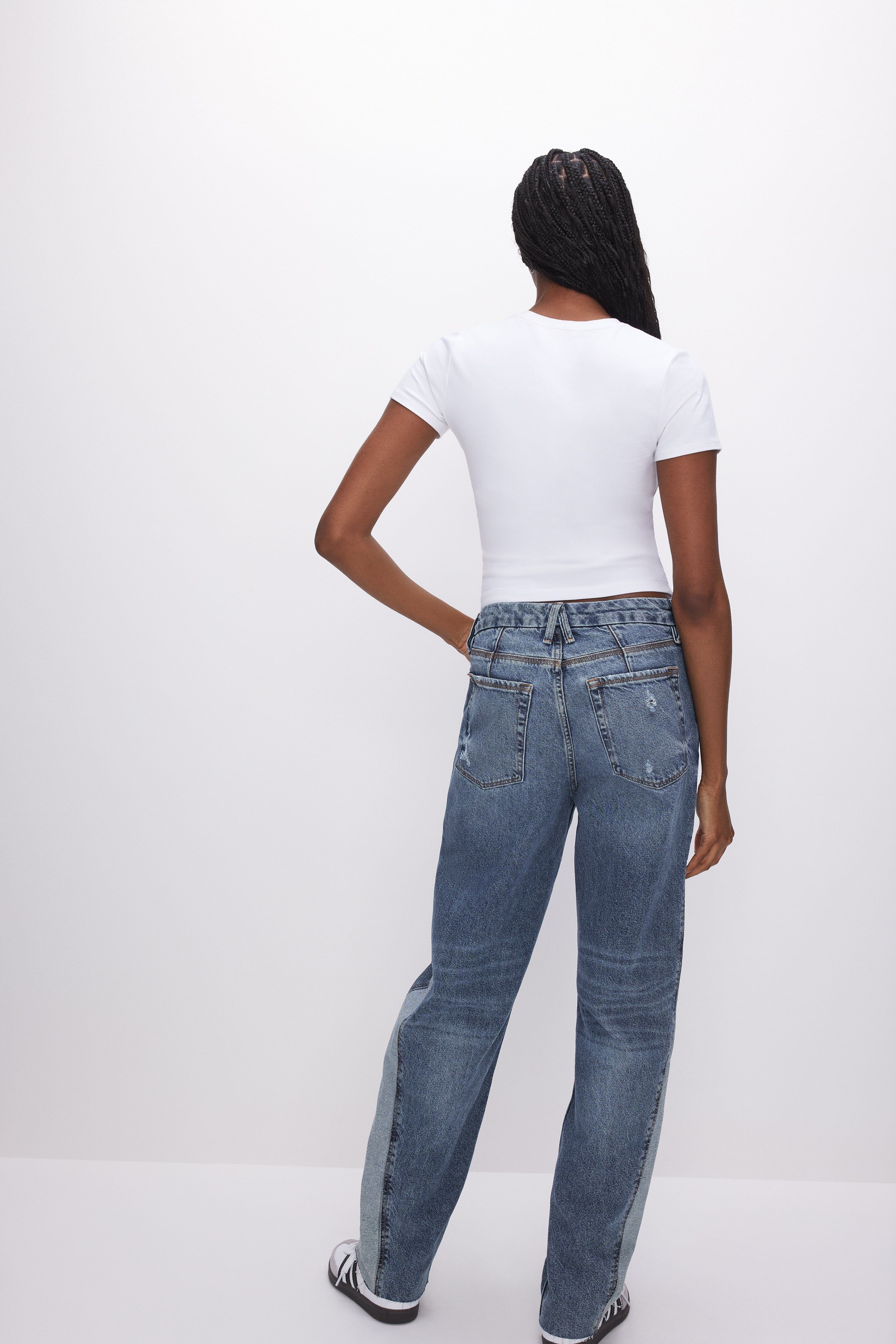 GOOD '90s JEANS | INDIGO493 sold by Good American product image thumbnail 10