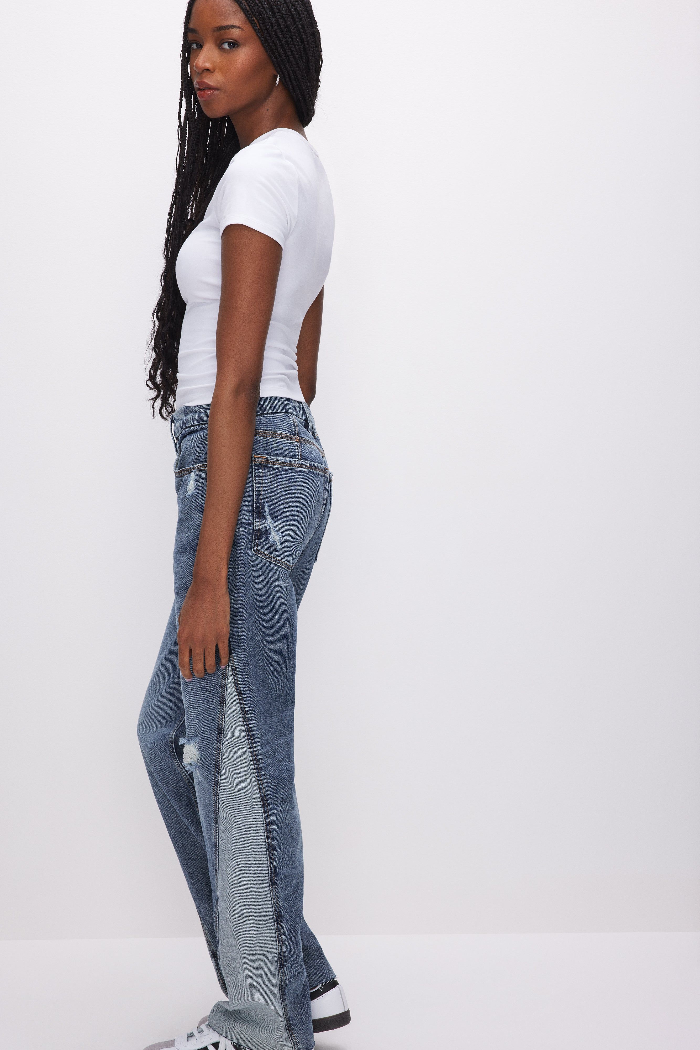 GOOD '90s JEANS | INDIGO493 sold by Good American product image thumbnail 9