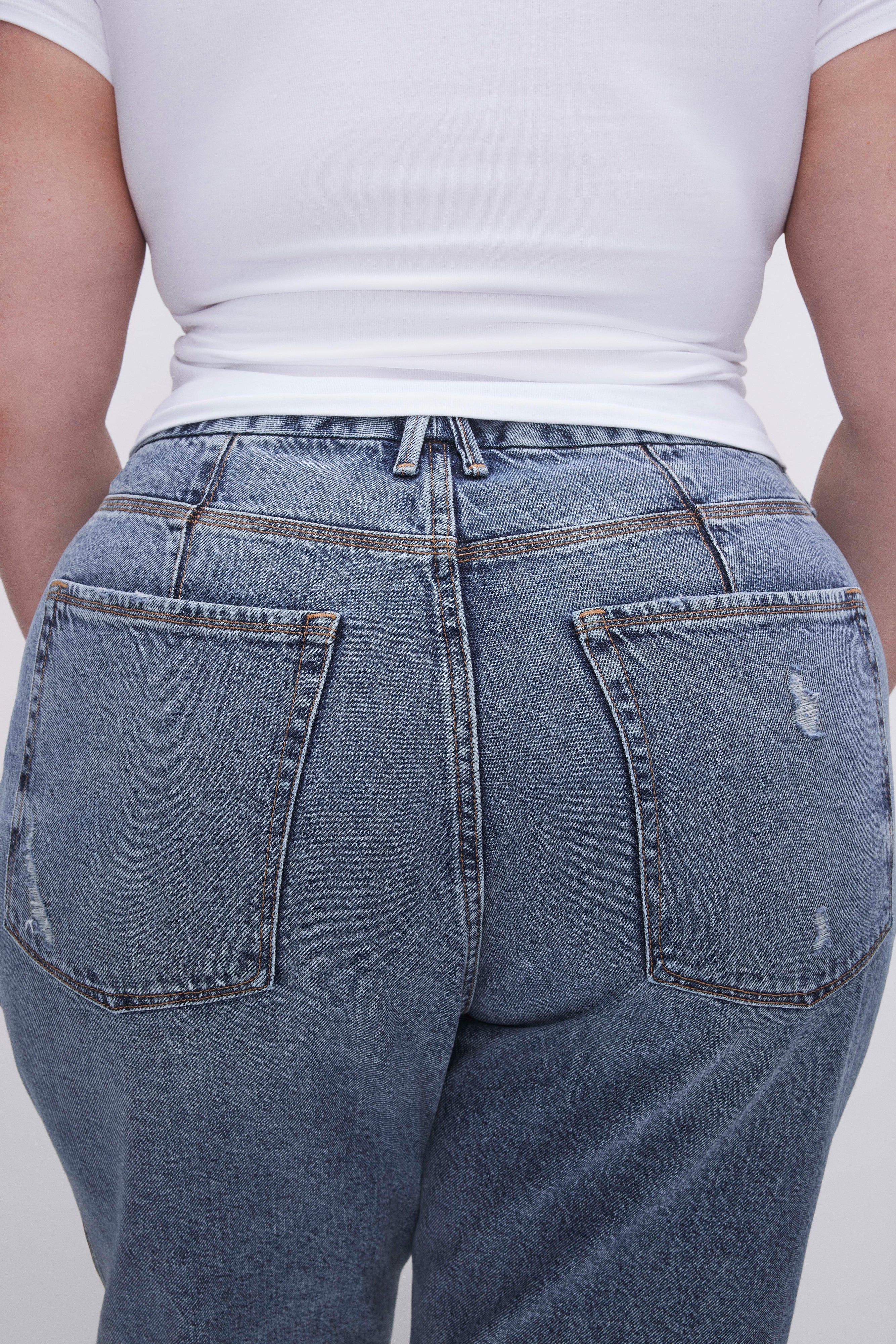 GOOD '90s JEANS | INDIGO493 sold by Good American product image thumbnail 6