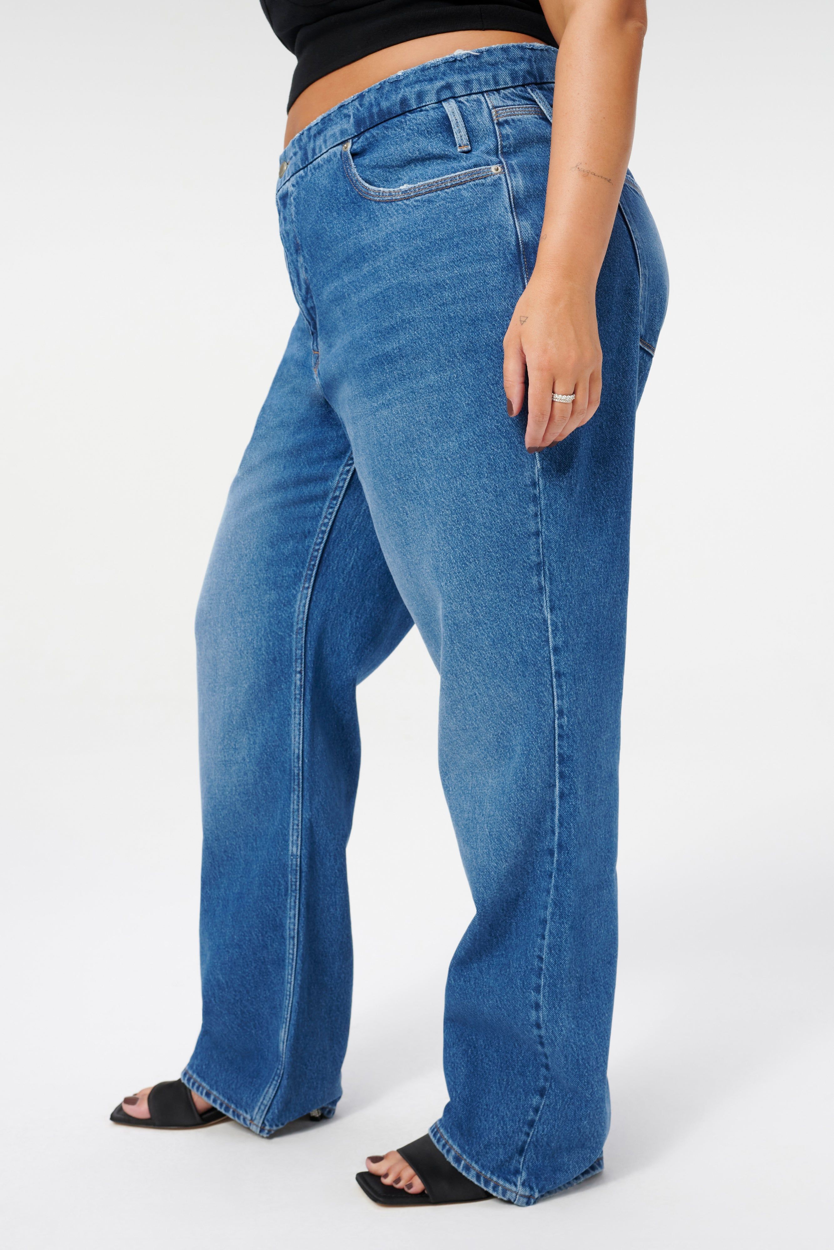 GOOD '90s JEANS | BLUE541 sold by Good American product image thumbnail 8