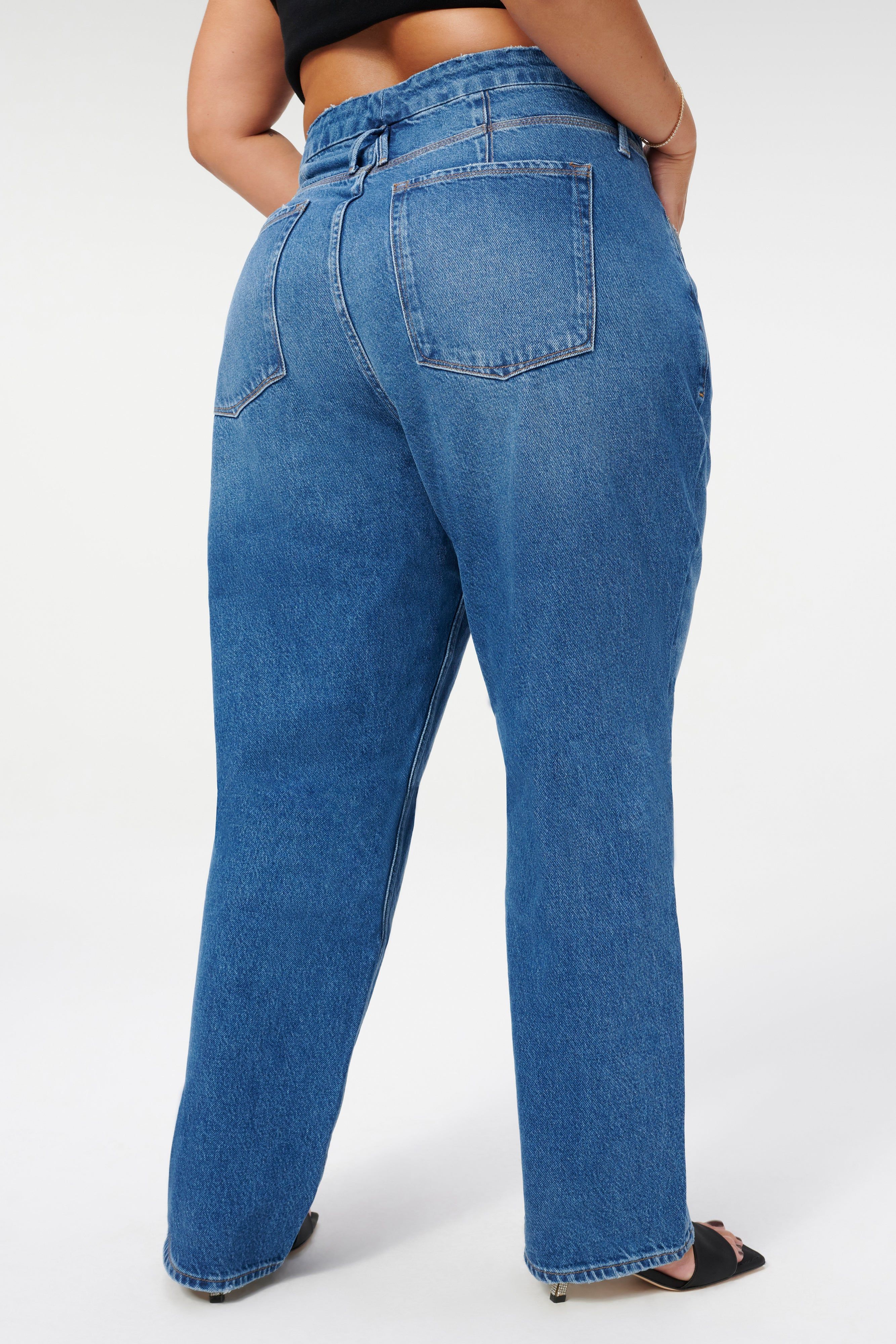 GOOD '90s JEANS | BLUE541 sold by Good American product image thumbnail 9