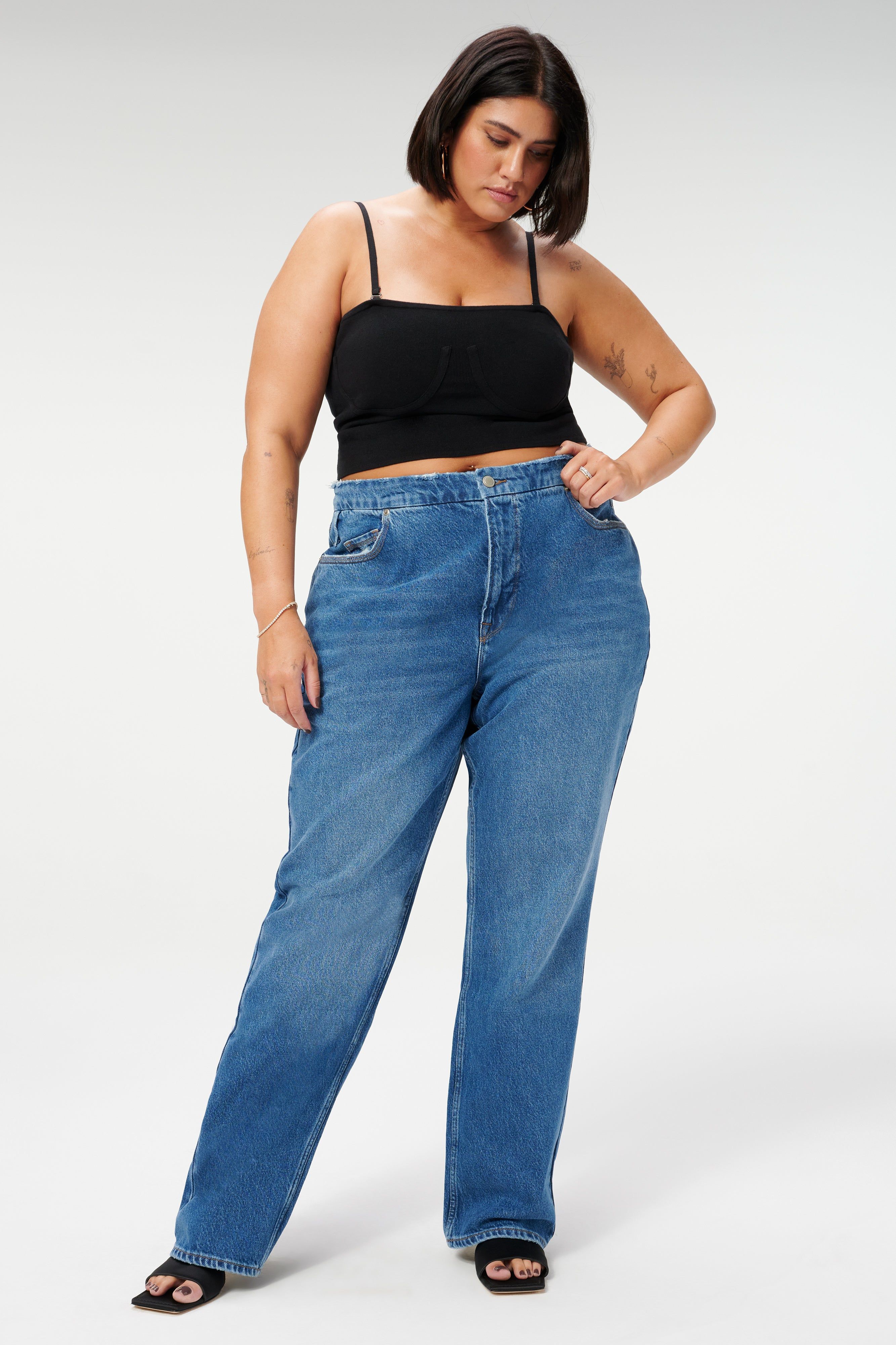 GOOD '90s JEANS | BLUE541 sold by Good American product image thumbnail 6