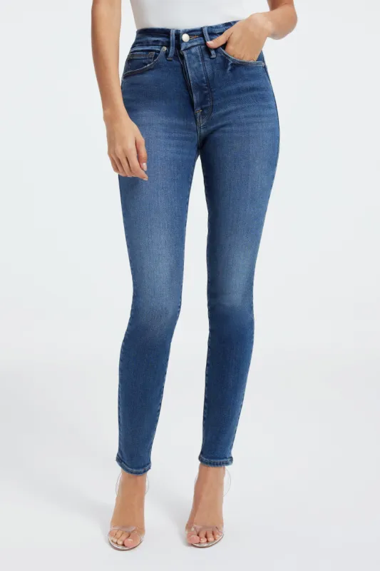 GOOD WAIST SKINNY SUPER COMPRESSION JEANS | INDIGO441 sold by Good American