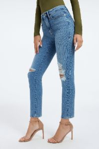 GOOD LEGS CIGARETTE JEANS | INDIGO227 sold by Good American