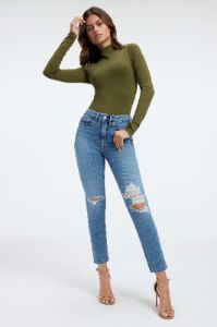GOOD LEGS CIGARETTE JEANS | INDIGO227 sold by Good American