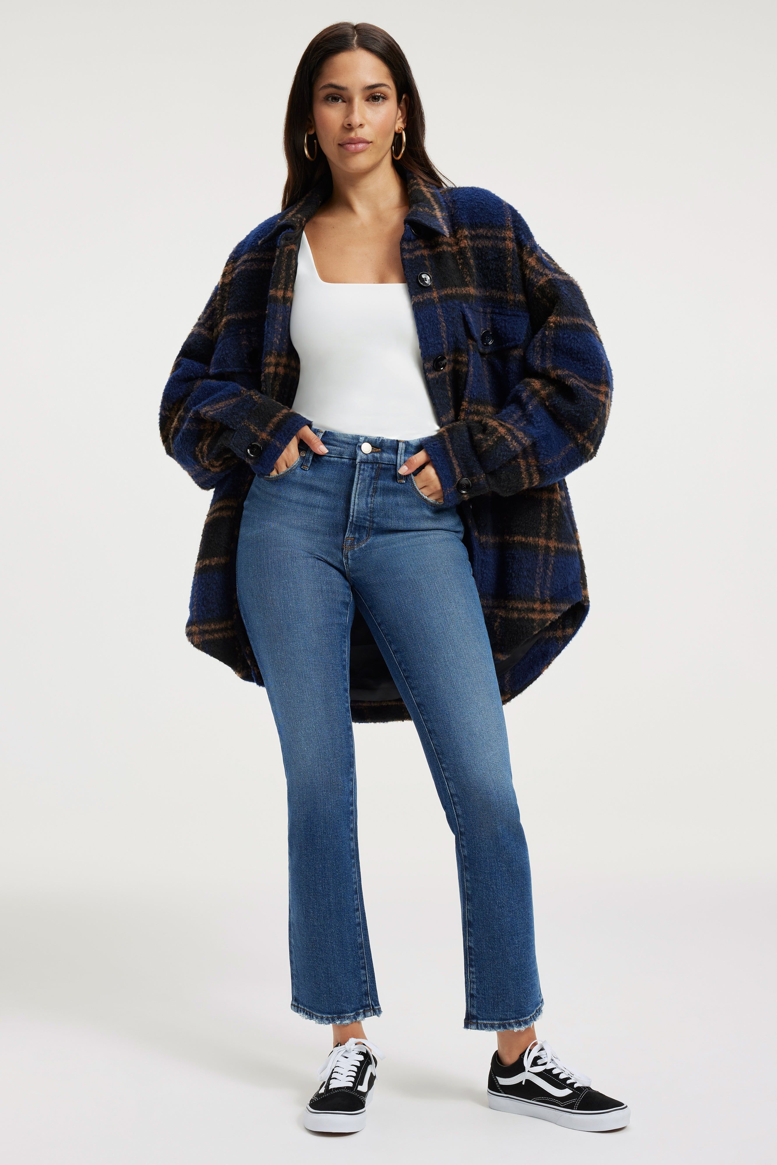 GOOD LEGS STRAIGHT JEANS | INDIGO331 sold by Good American product image thumbnail 9