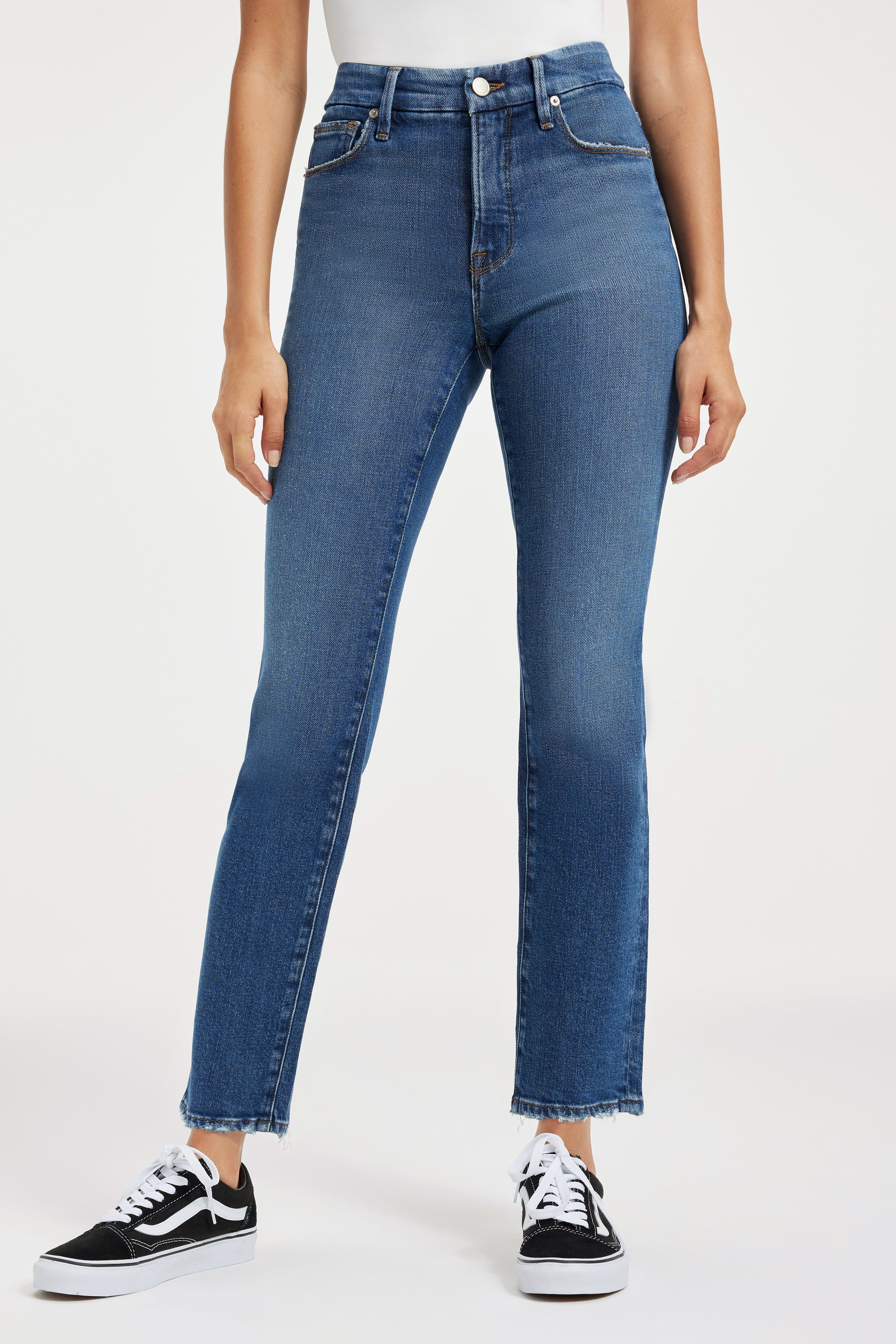 GOOD LEGS STRAIGHT JEANS | INDIGO331 sold by Good American product image thumbnail 8