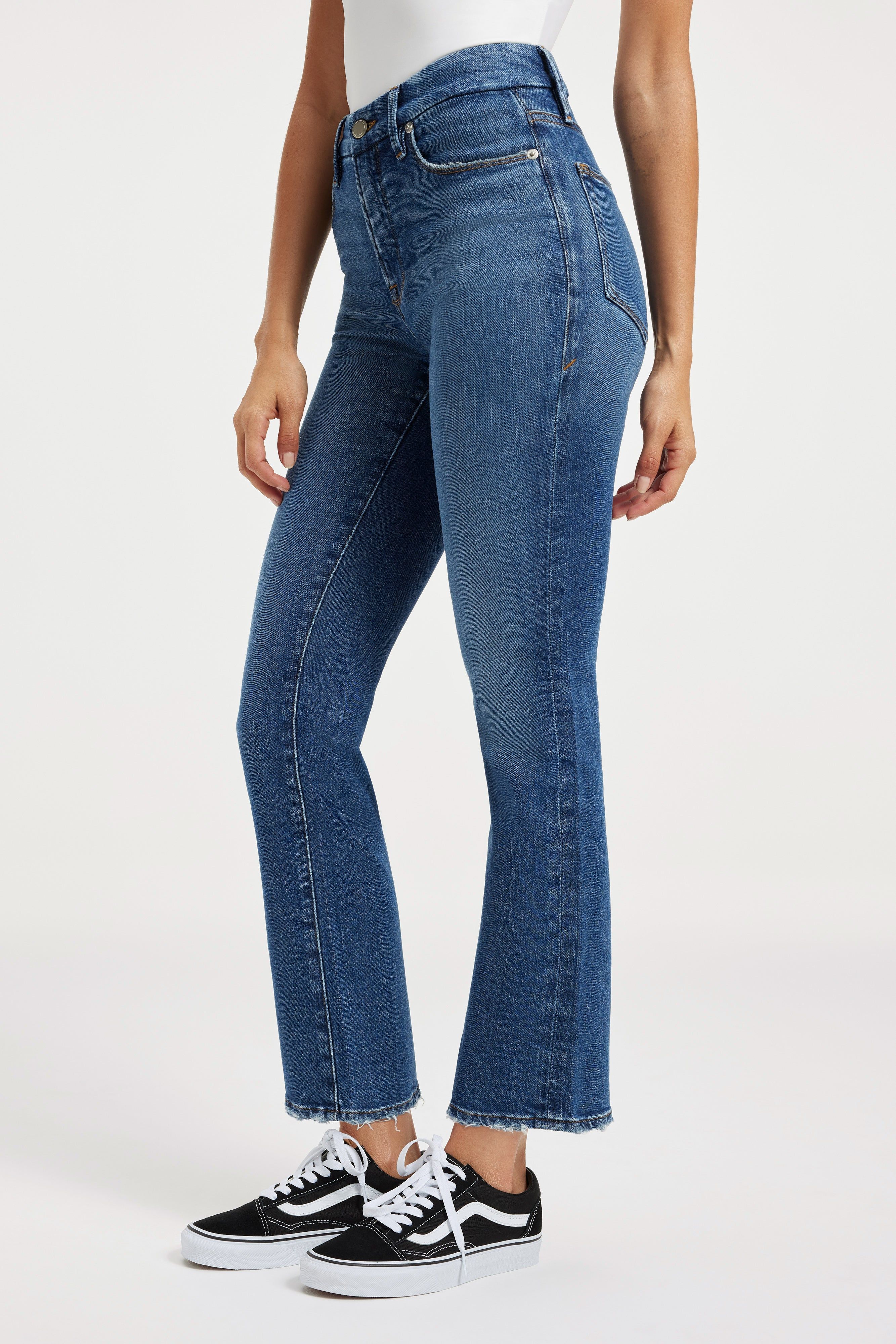GOOD LEGS STRAIGHT JEANS | INDIGO331 sold by Good American product image thumbnail 11