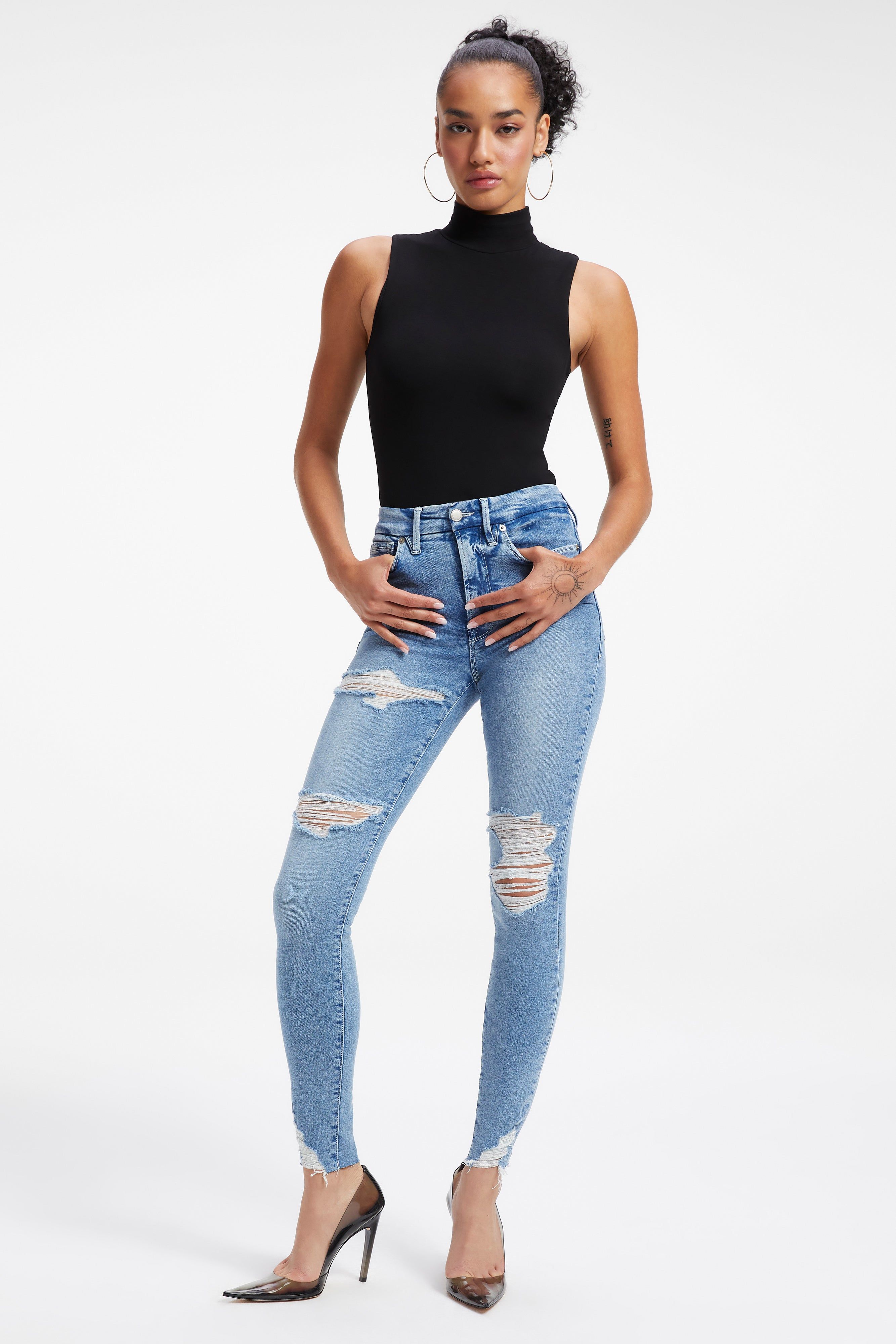 GOOD WAIST JEANS | INDIGO224 sold by Good American product image thumbnail 2