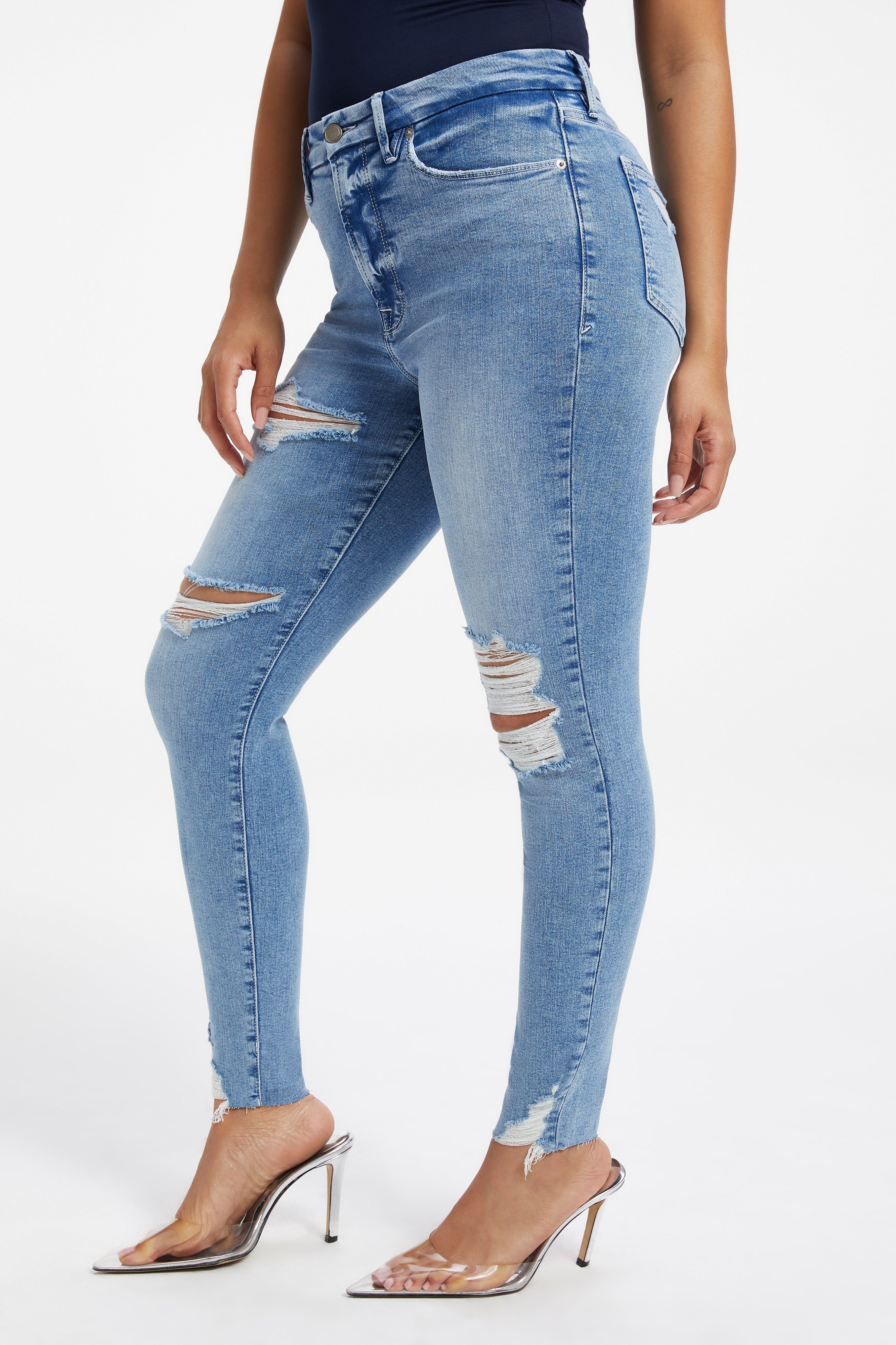 GOOD WAIST JEANS | INDIGO224 sold by Good American product image thumbnail 8