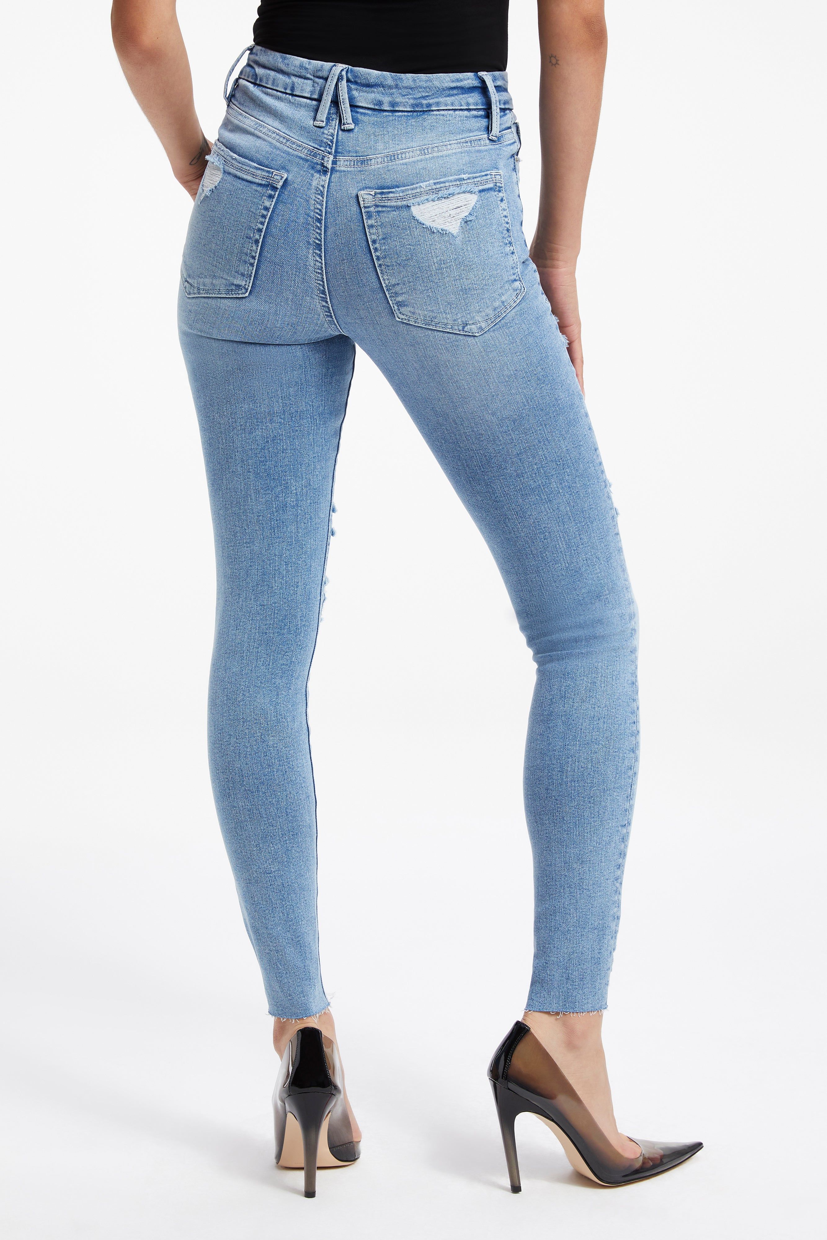 GOOD WAIST JEANS | INDIGO224 sold by Good American product image thumbnail 4