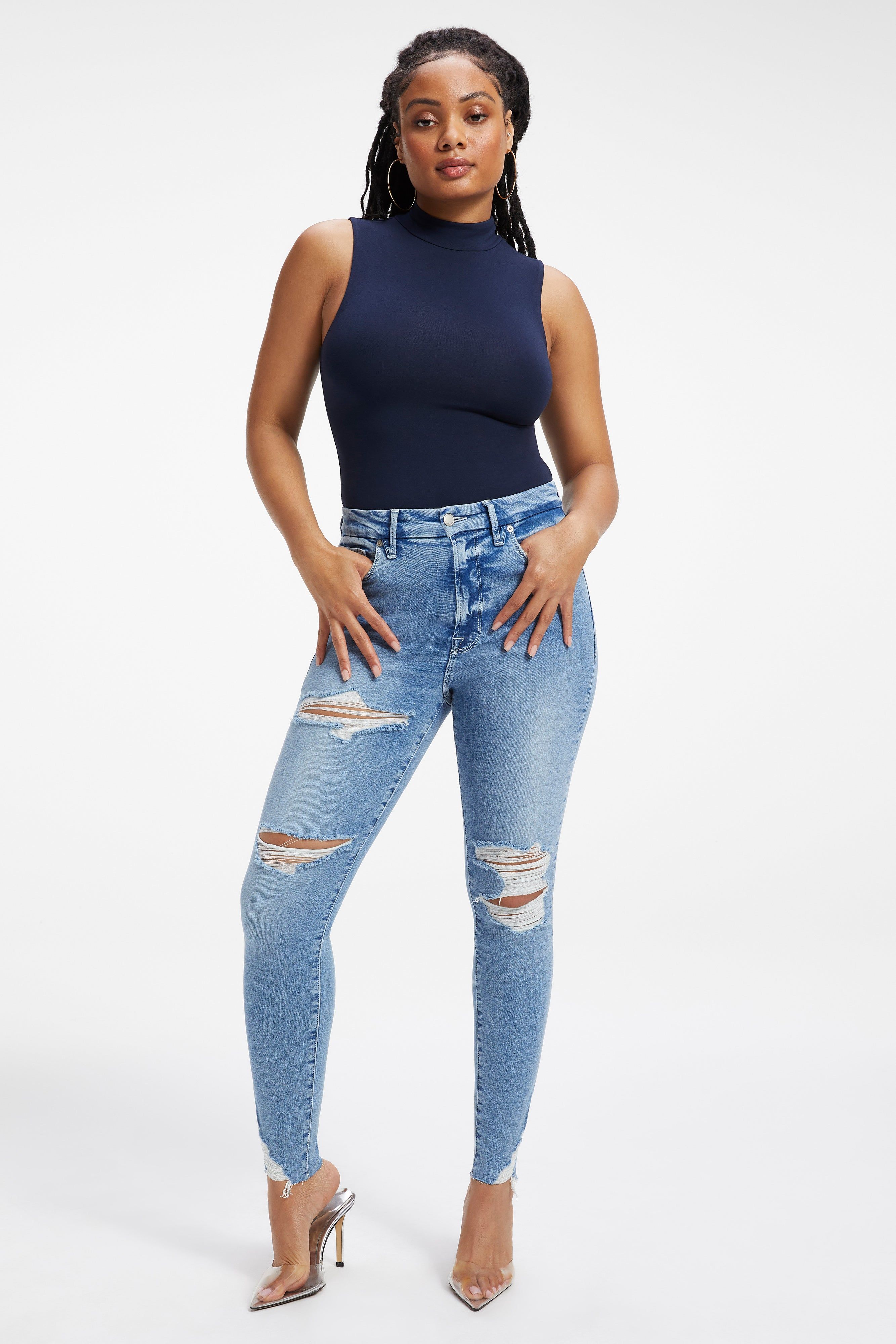 GOOD WAIST JEANS | INDIGO224 sold by Good American product image thumbnail 6