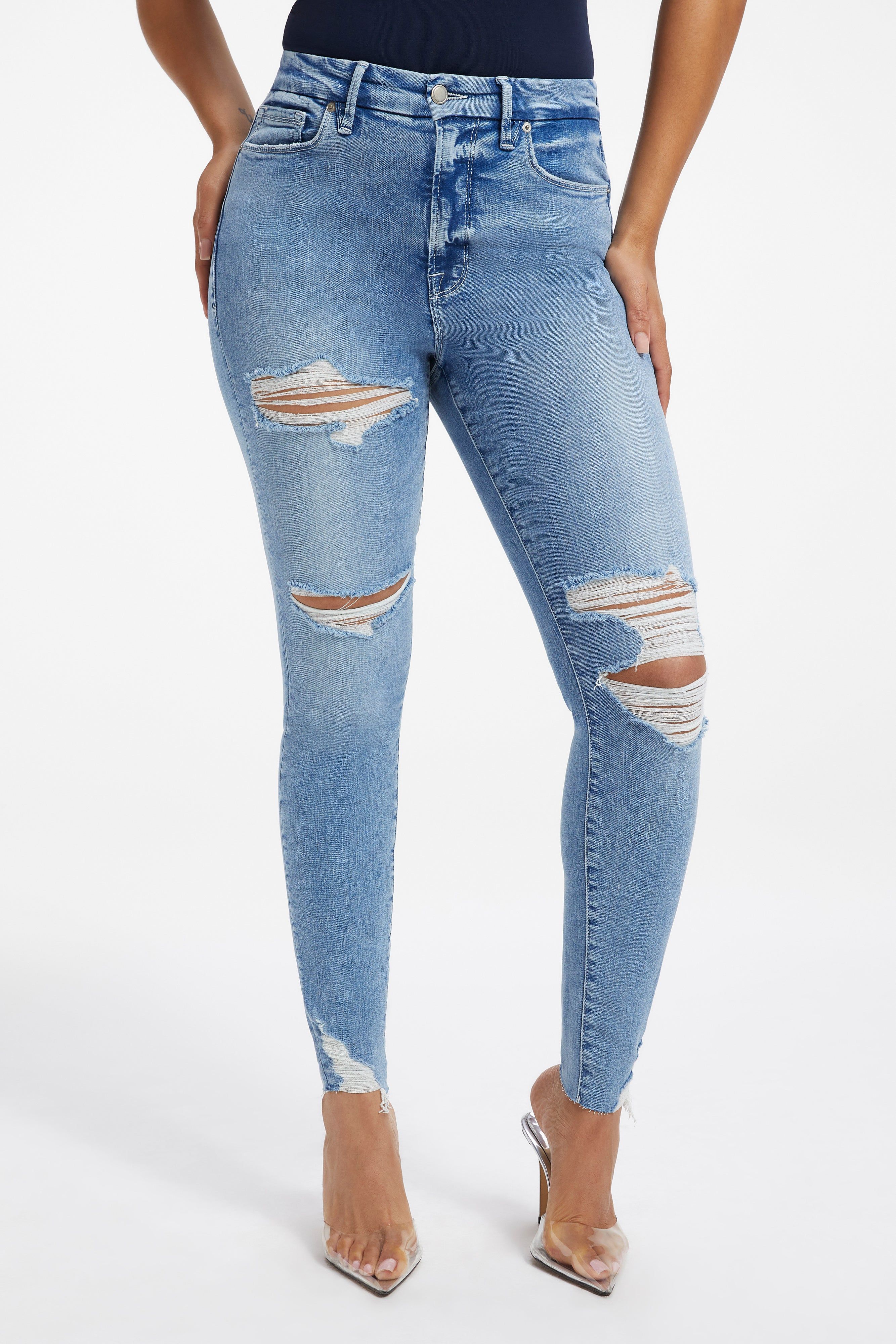 GOOD WAIST JEANS | INDIGO224 sold by Good American product image thumbnail 7