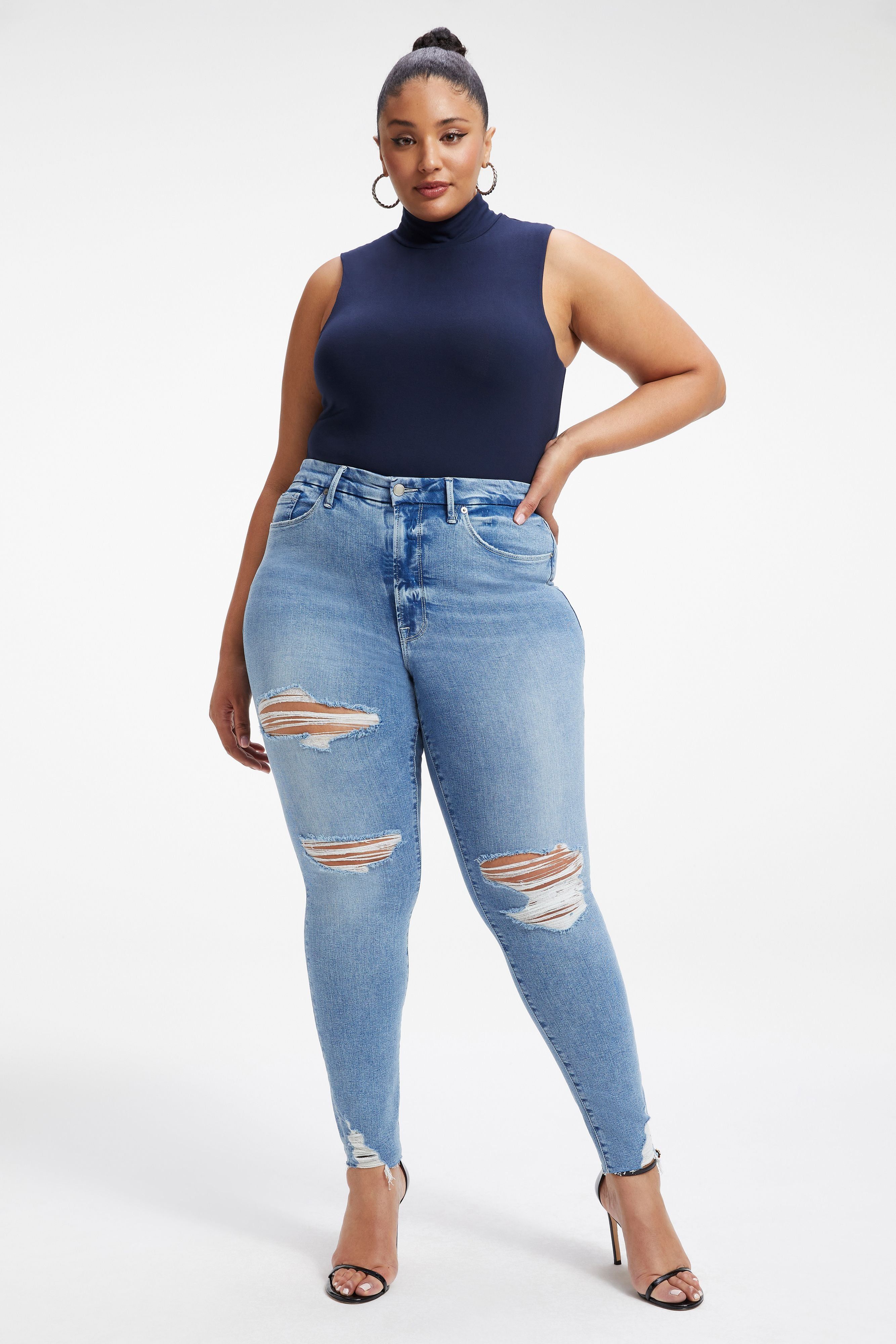 GOOD WAIST JEANS | INDIGO224 sold by Good American product image thumbnail 11