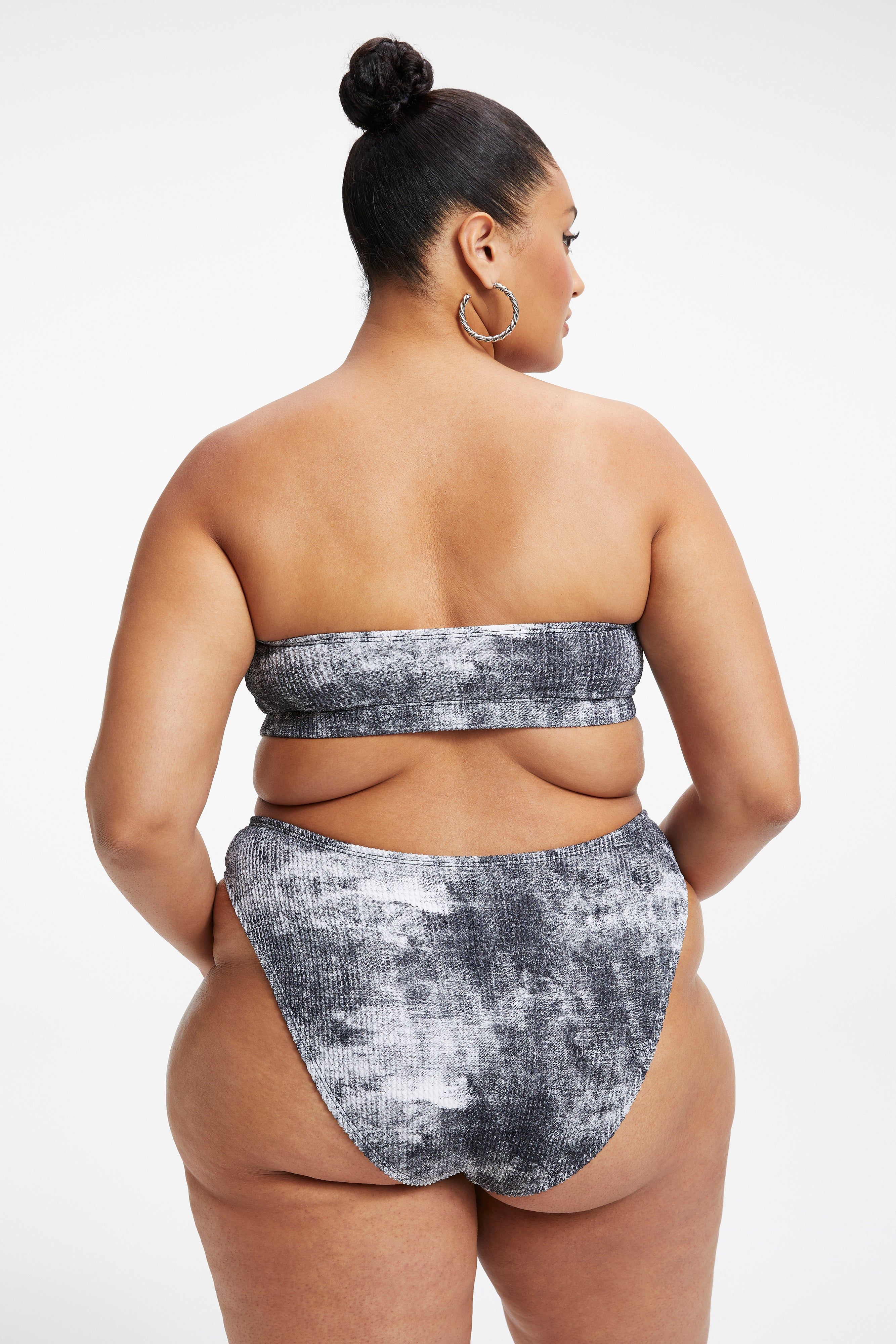 ALWAYS FITS BETTER BAND BIKINI TOP| GREY TIE DYE002 sold by Good American product image thumbnail 15