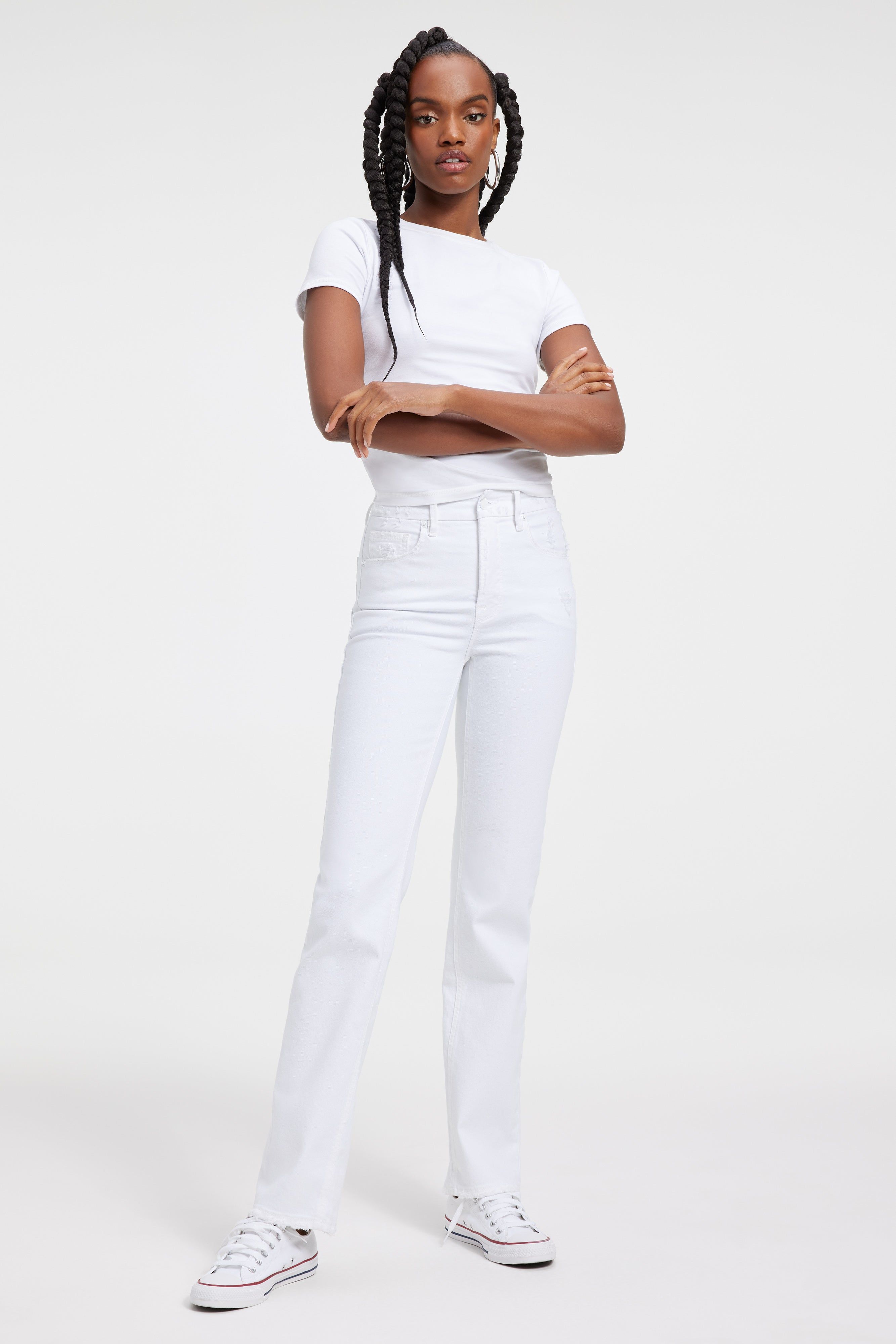 GOOD ICON JEANS | WHITE050 sold by Good American