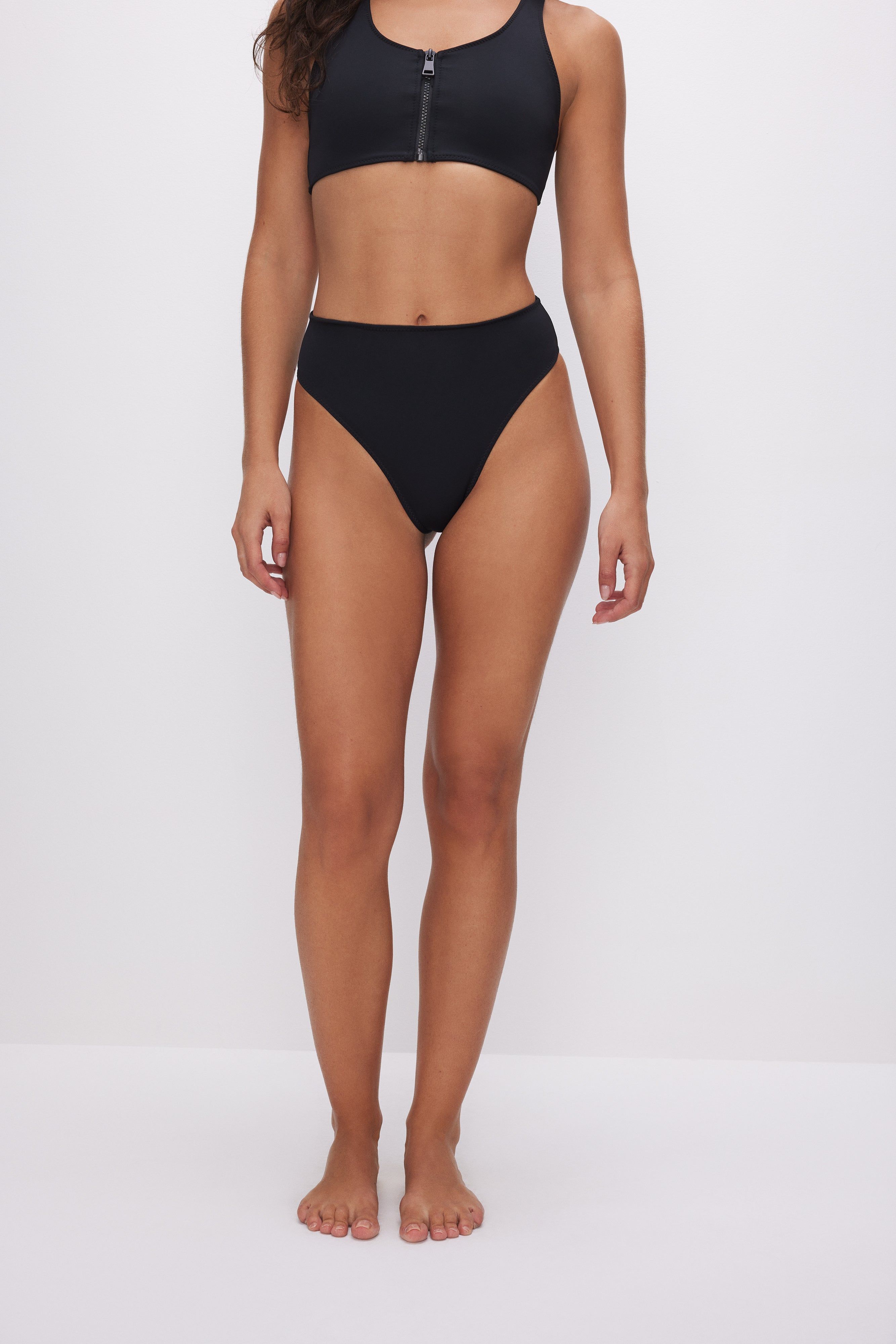 COMPRESSION CHEEKY SWIM BOTTOM | BLACK001 sold by Good American product image thumbnail 5