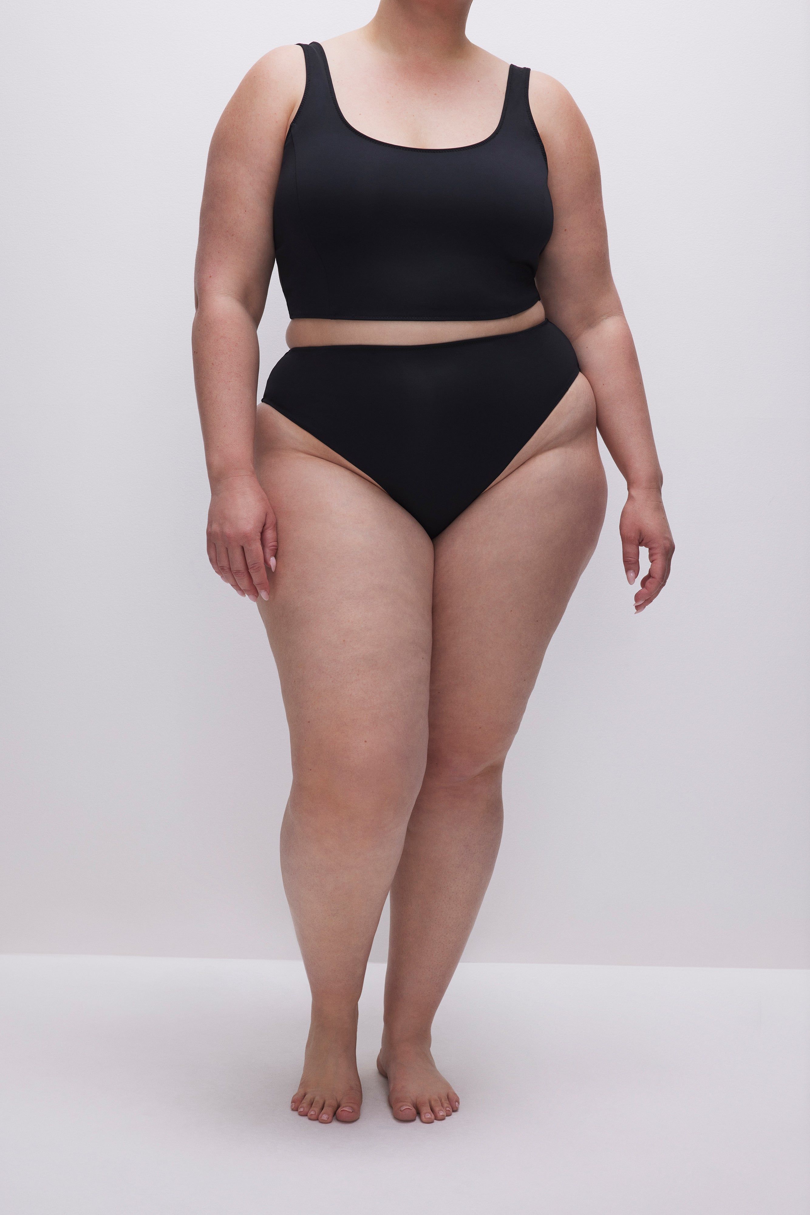 COMPRESSION CHEEKY SWIM BOTTOM | BLACK001 sold by Good American product image thumbnail 3