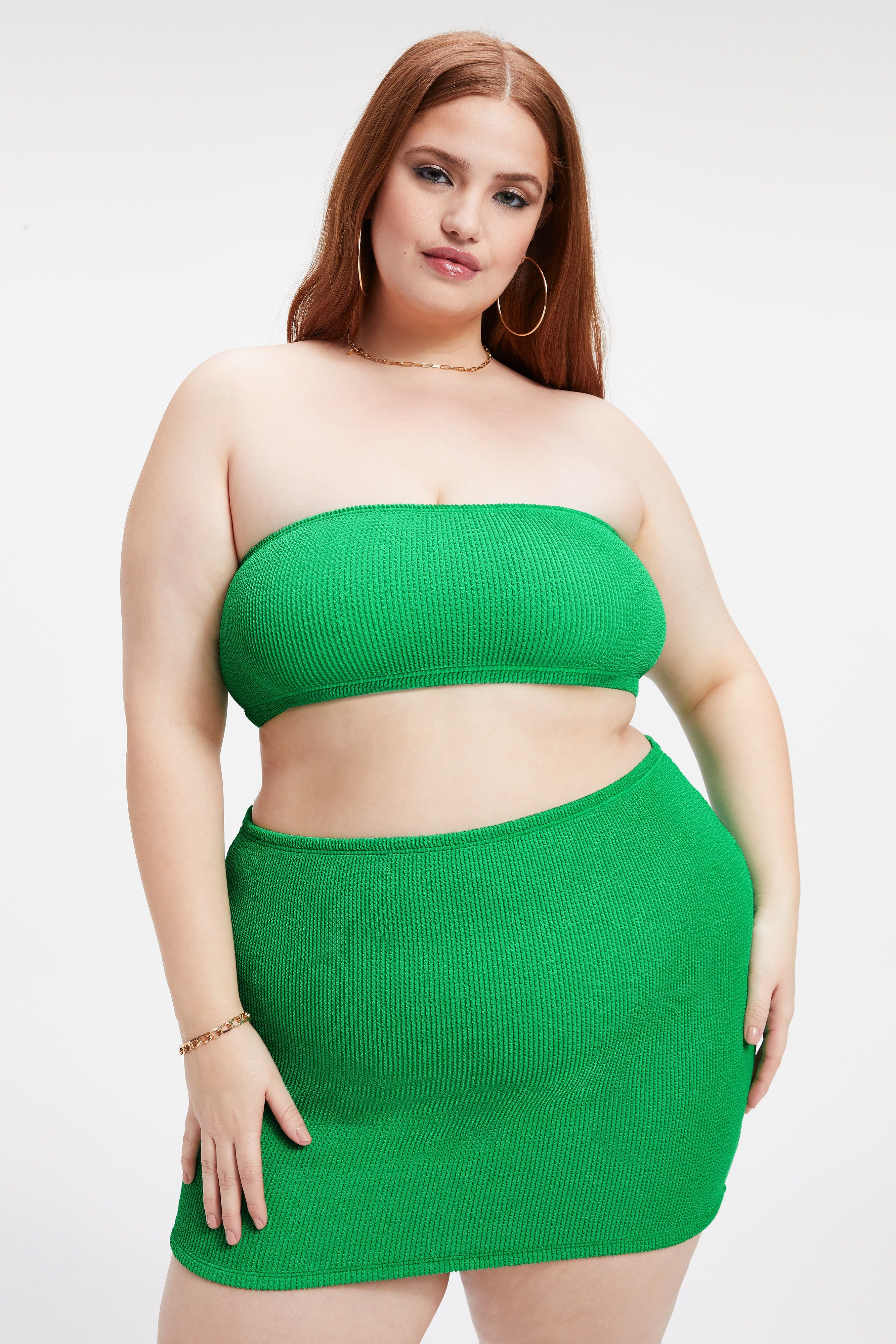 ALWAYS FITS BETTER BAND BIKINI TOP| SUMMER GREEN002 sold by Good American product image thumbnail 9