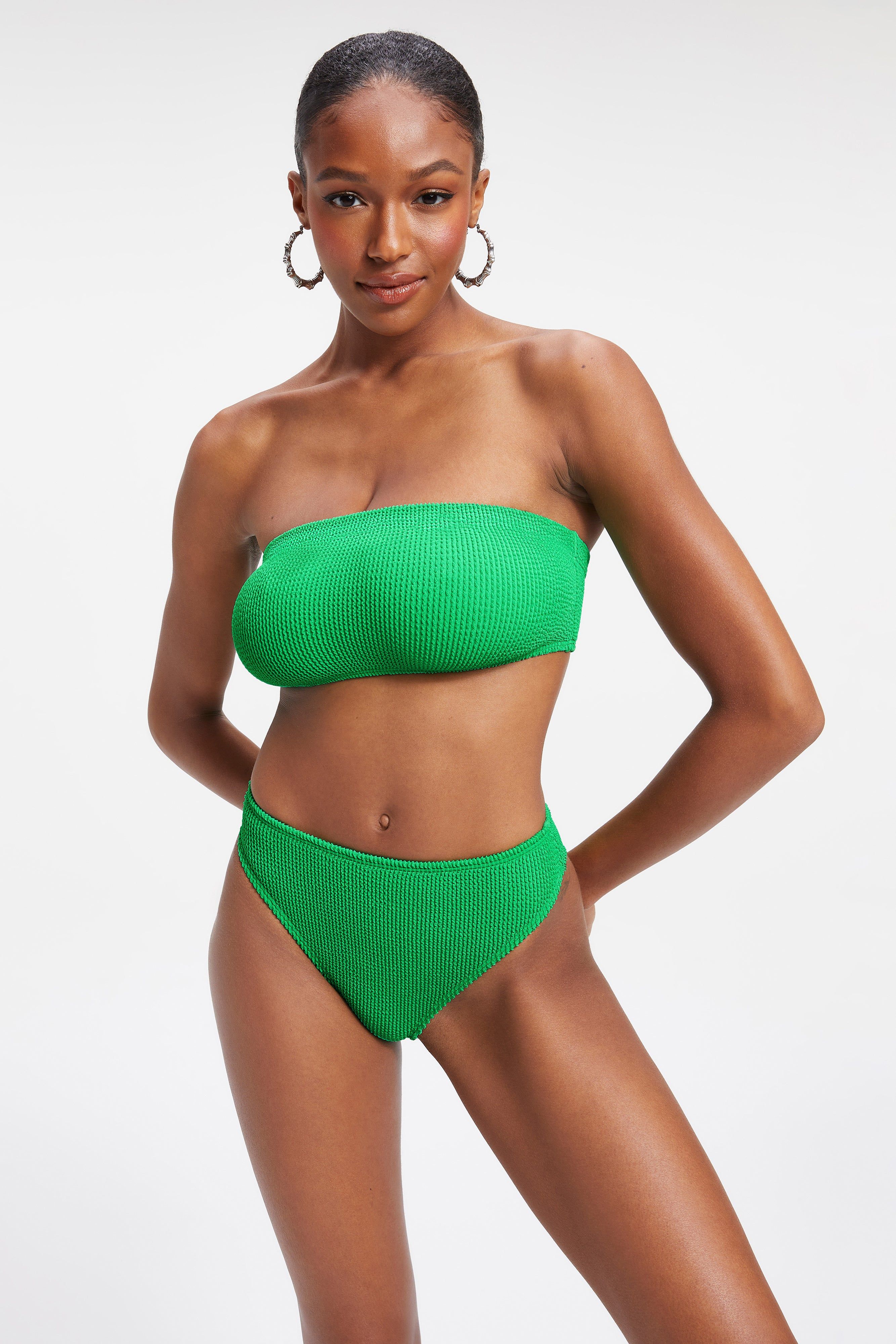 ALWAYS FITS BETTER BAND BIKINI TOP| SUMMER GREEN002 sold by Good American product image thumbnail 3