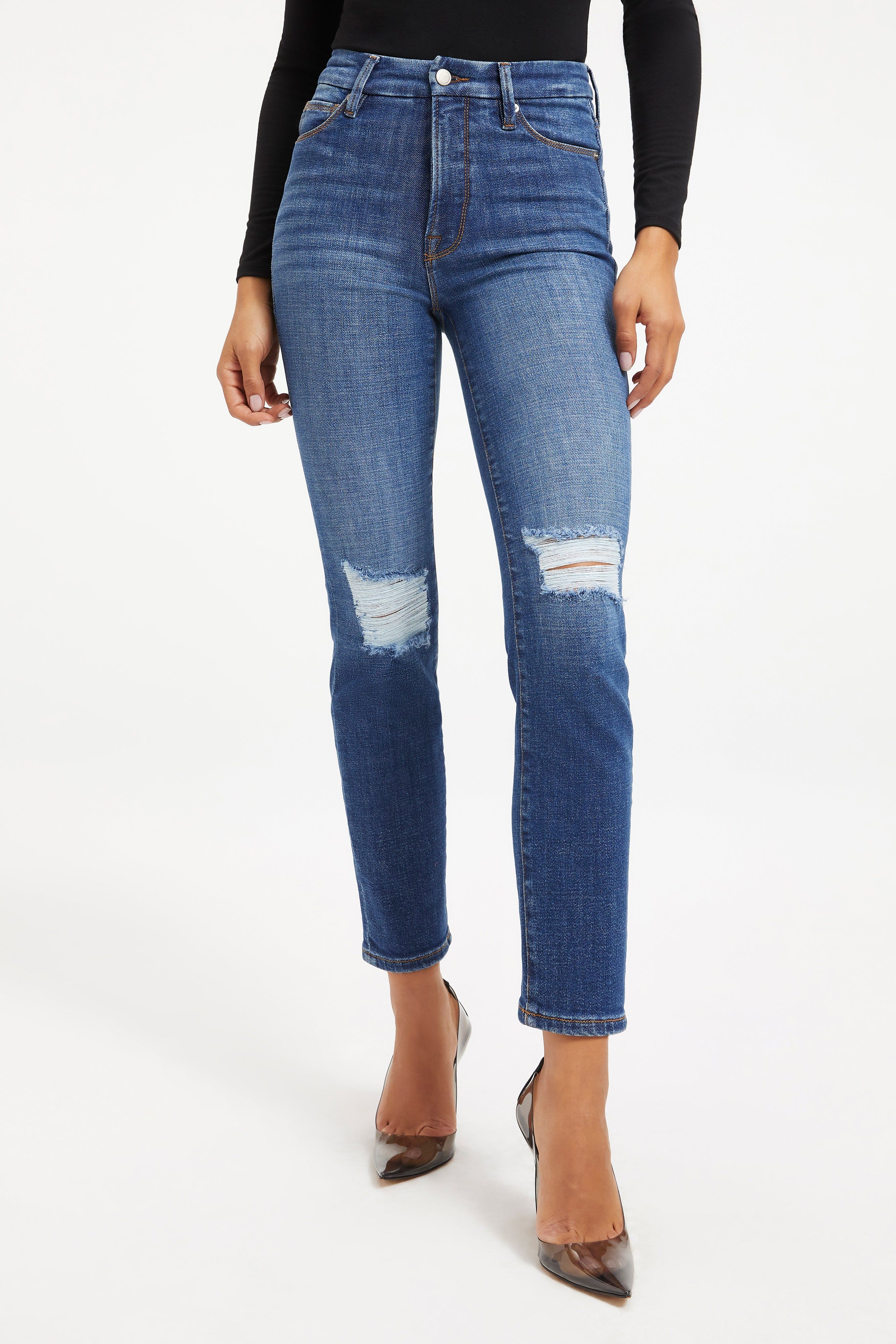 GOOD CLASSIC JEANS | INDIGO207 sold by Good American