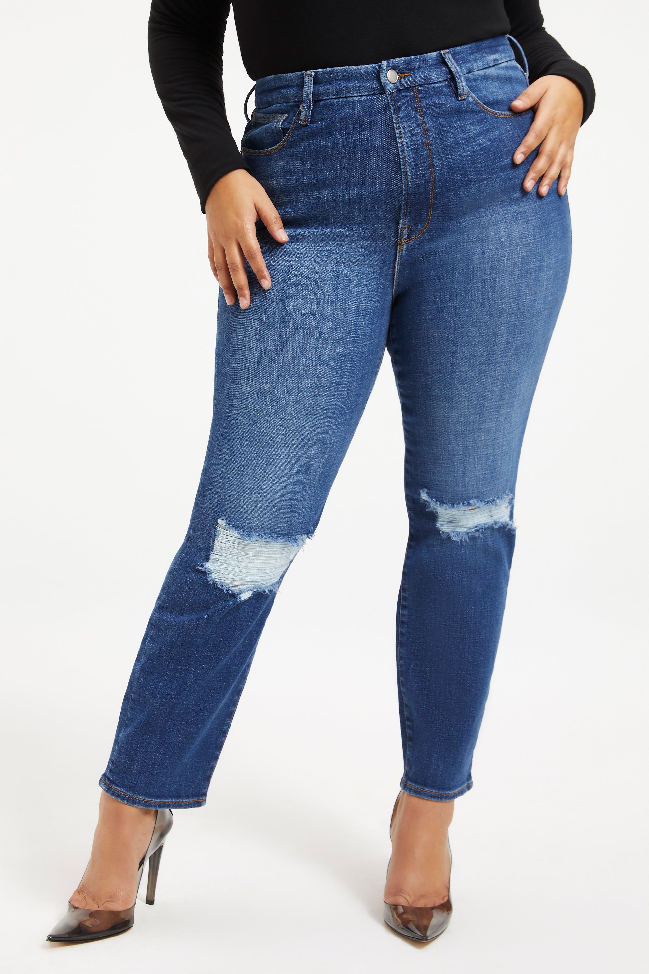 GOOD CLASSIC JEANS | INDIGO207 sold by Good American product image thumbnail 7