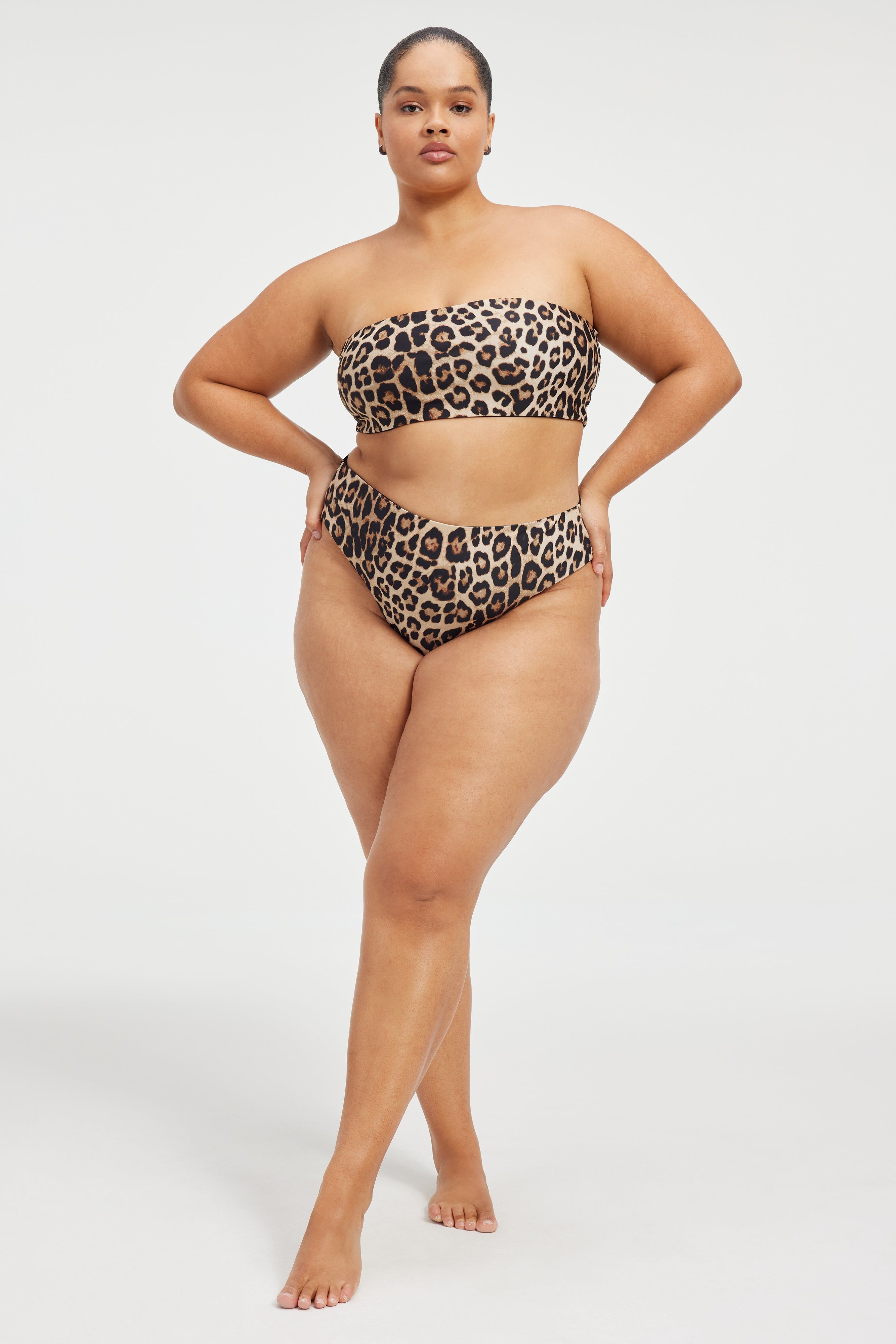 REVERSIBLE GOOD WAIST CHEEKY BOTTOM | LEOPARDREVERSE001 sold by Good American product image thumbnail 6