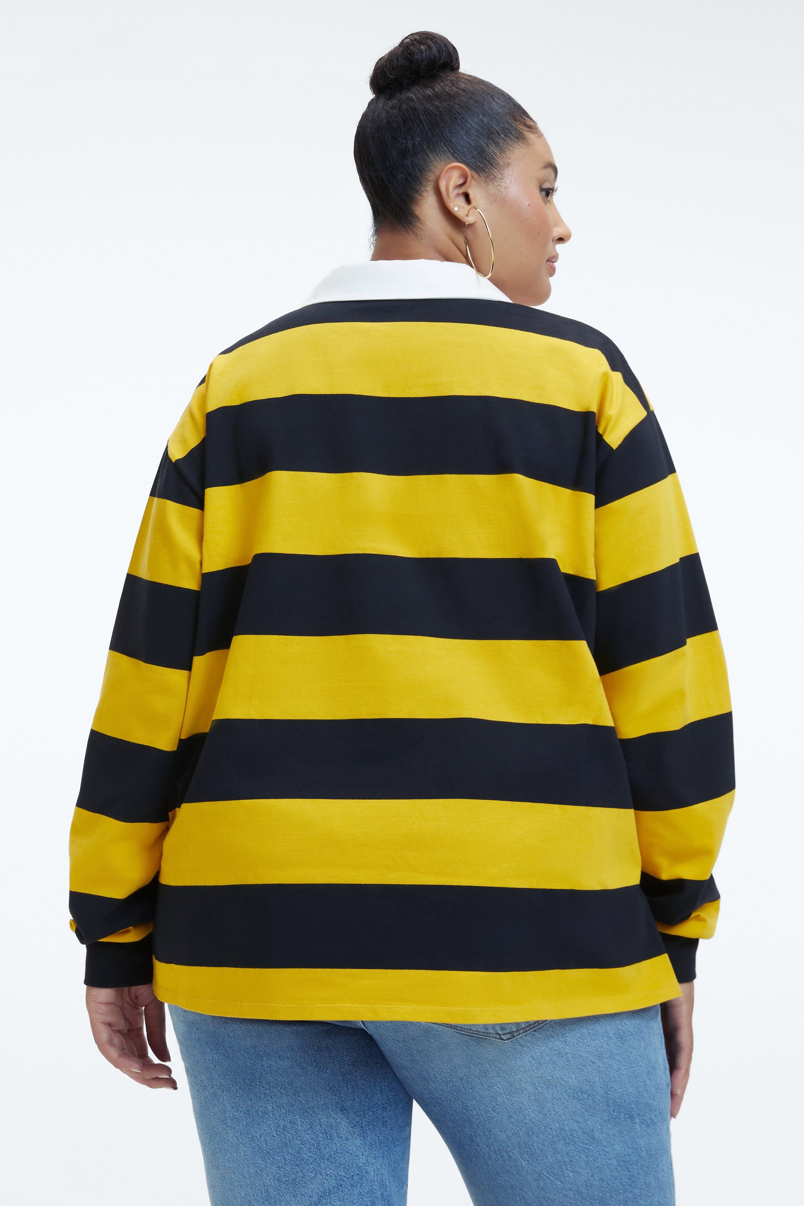 OVERSIZED RUGBY SHIRT | EMORY & BLACK sold by Good American product image thumbnail 6