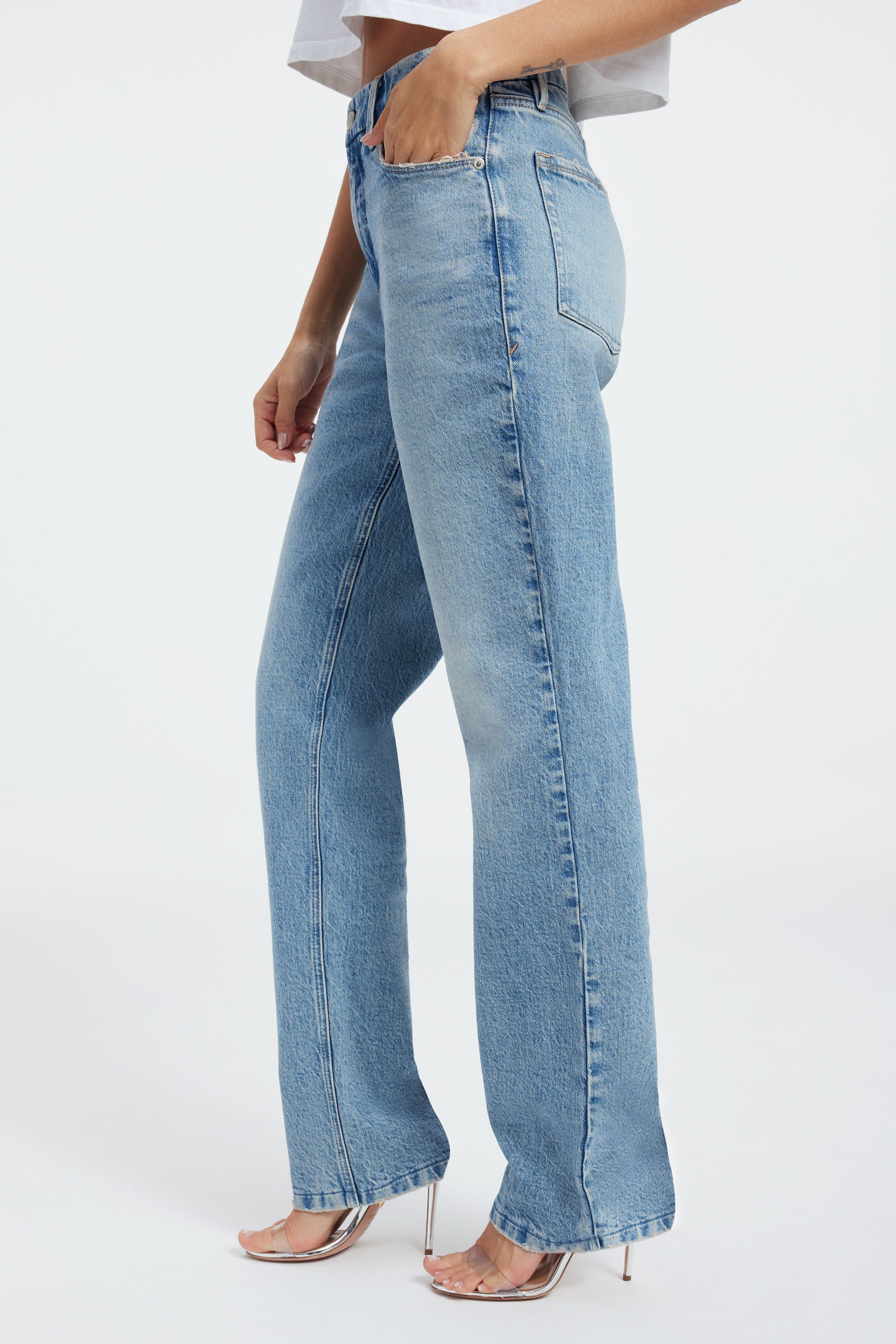 GOOD ICON JEANS | INDIGO357 sold by Good American product image thumbnail 4