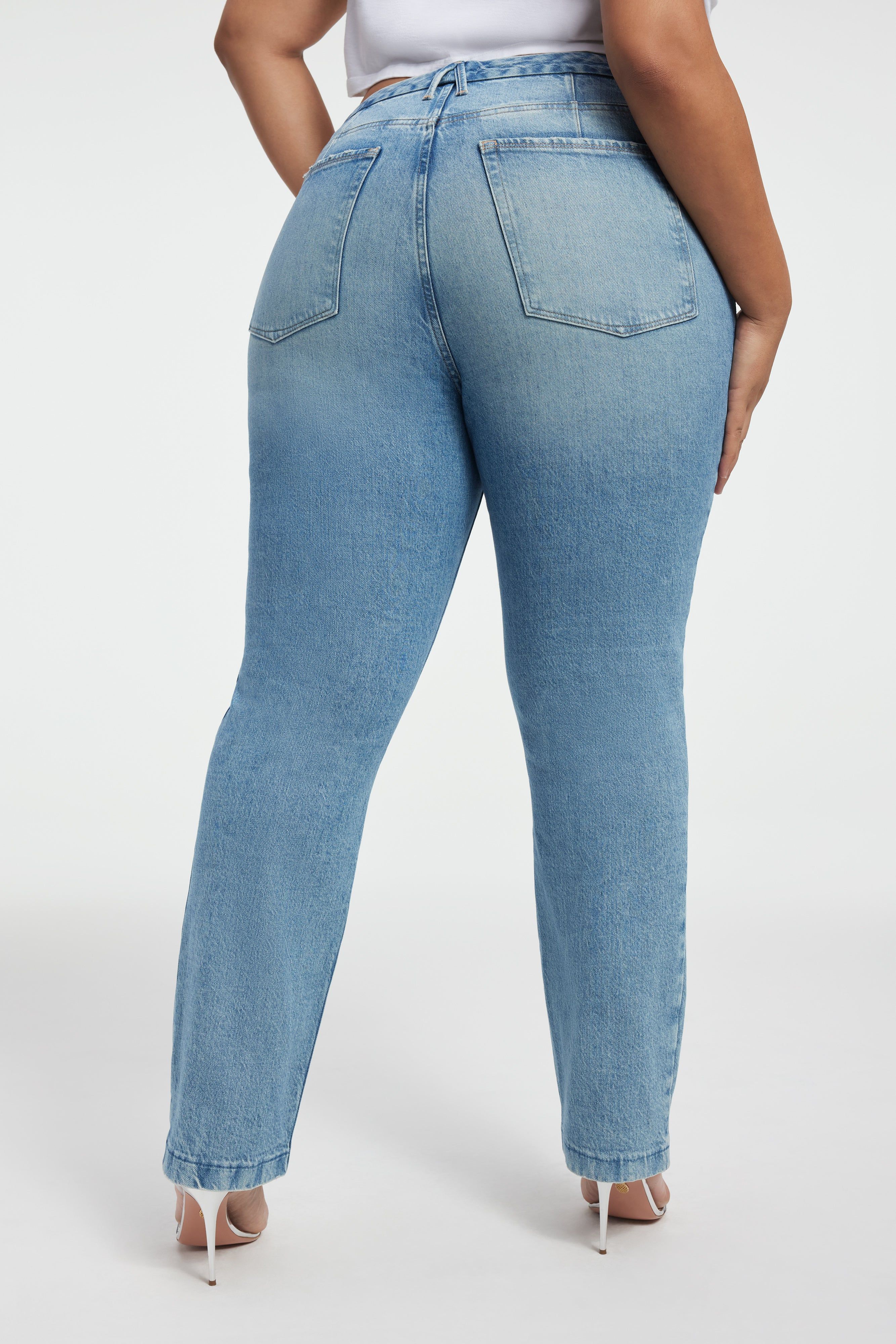 GOOD ICON JEANS | INDIGO357 sold by Good American product image thumbnail 10