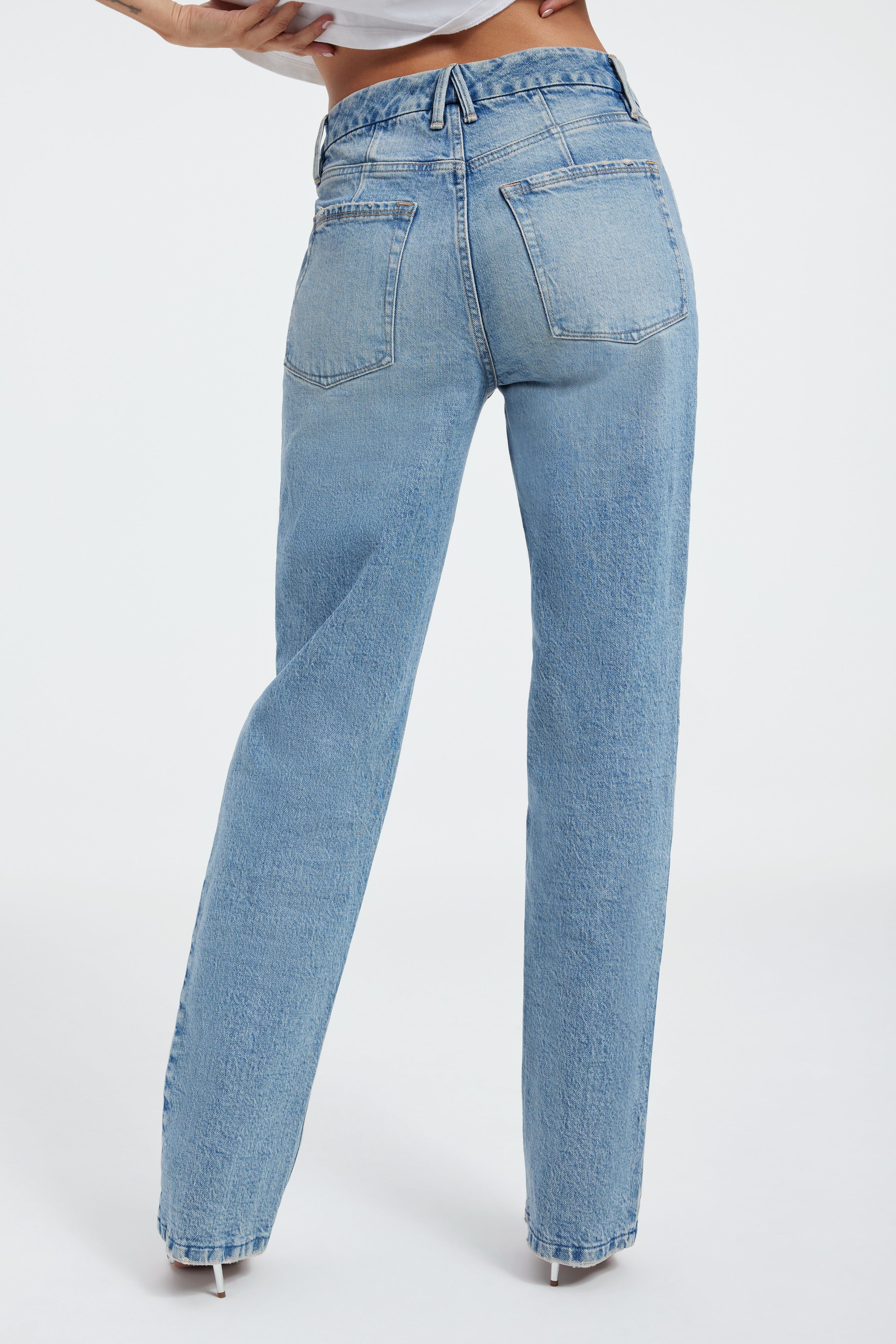 GOOD ICON JEANS | INDIGO357 sold by Good American product image thumbnail 5