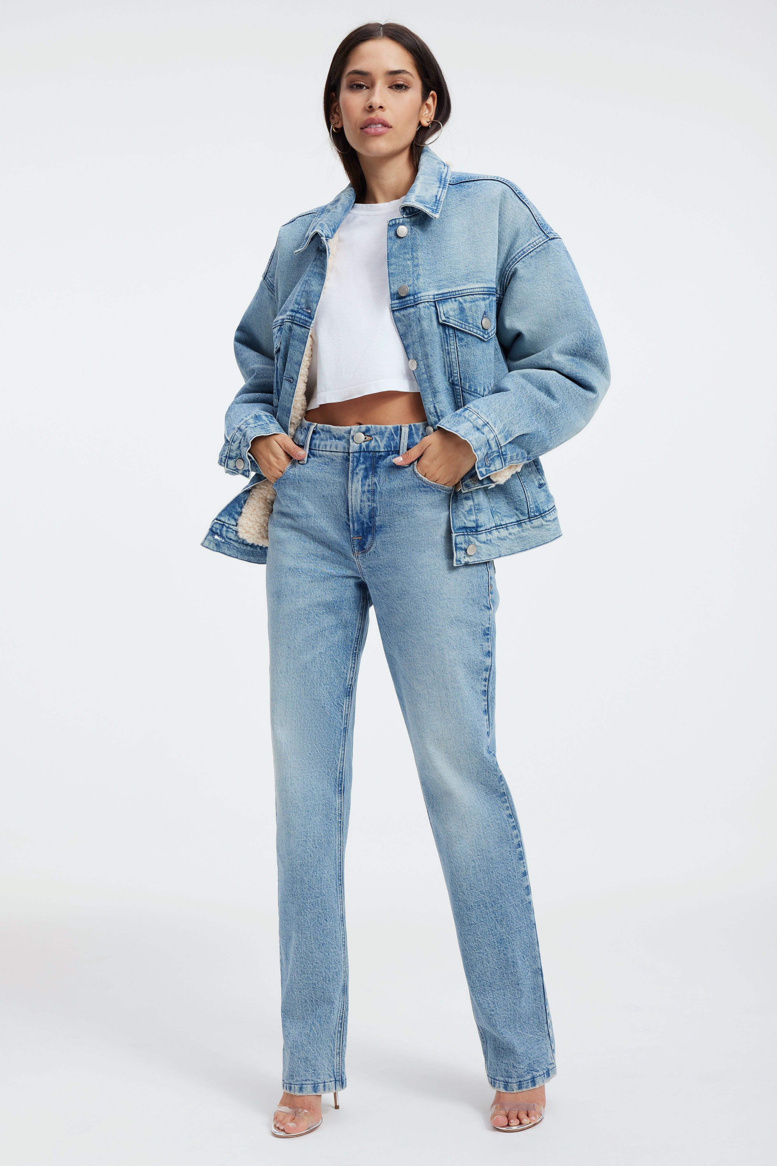 GOOD ICON JEANS | INDIGO357 sold by Good American