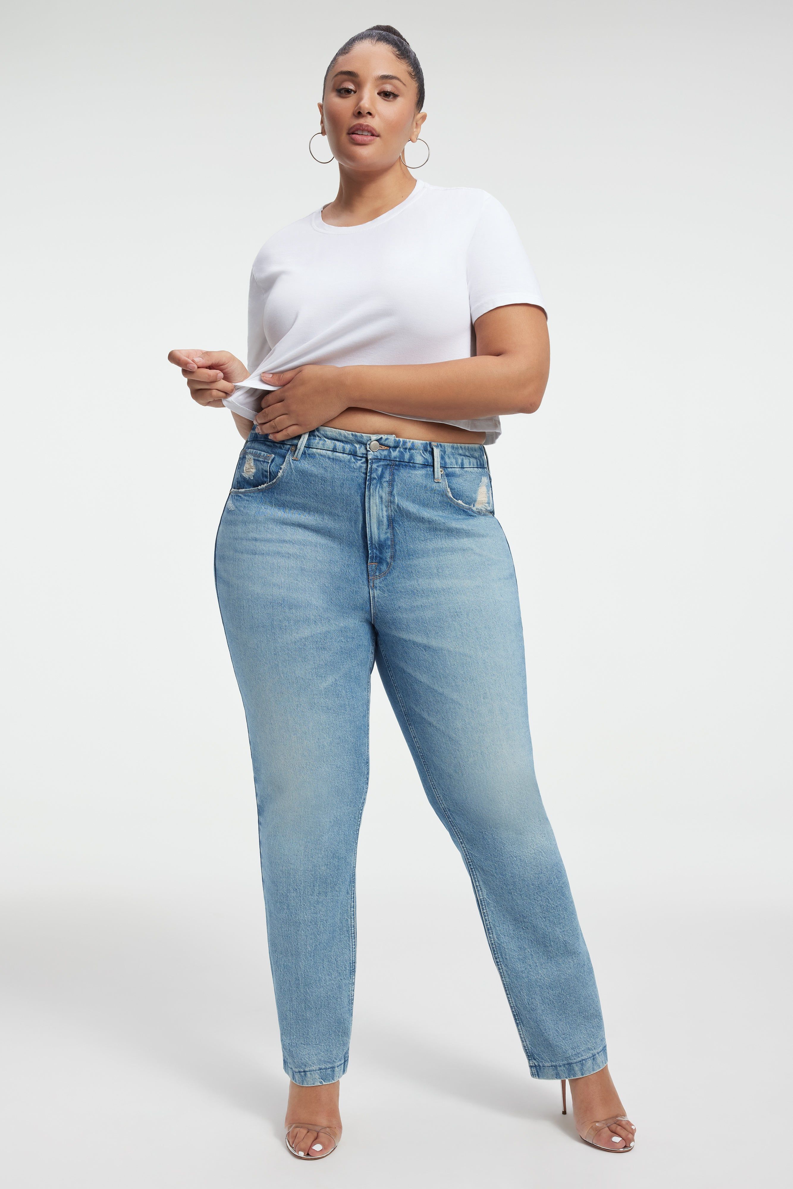 GOOD ICON JEANS | INDIGO357 sold by Good American product image thumbnail 7