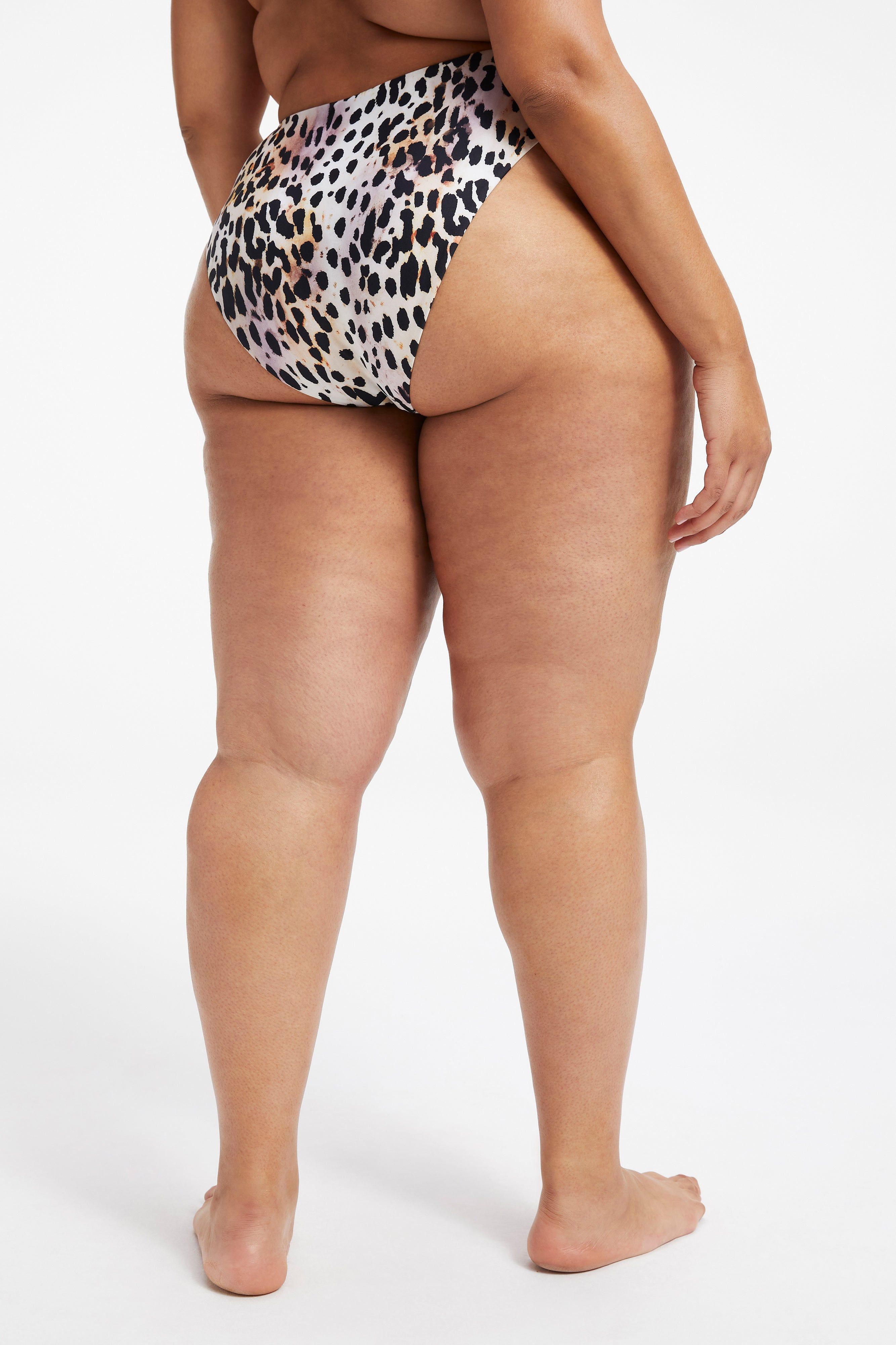SATIN GOOD WAIST CHEEKY BOTTOM | ROSE CHEETAH001 sold by Good American product image thumbnail 16
