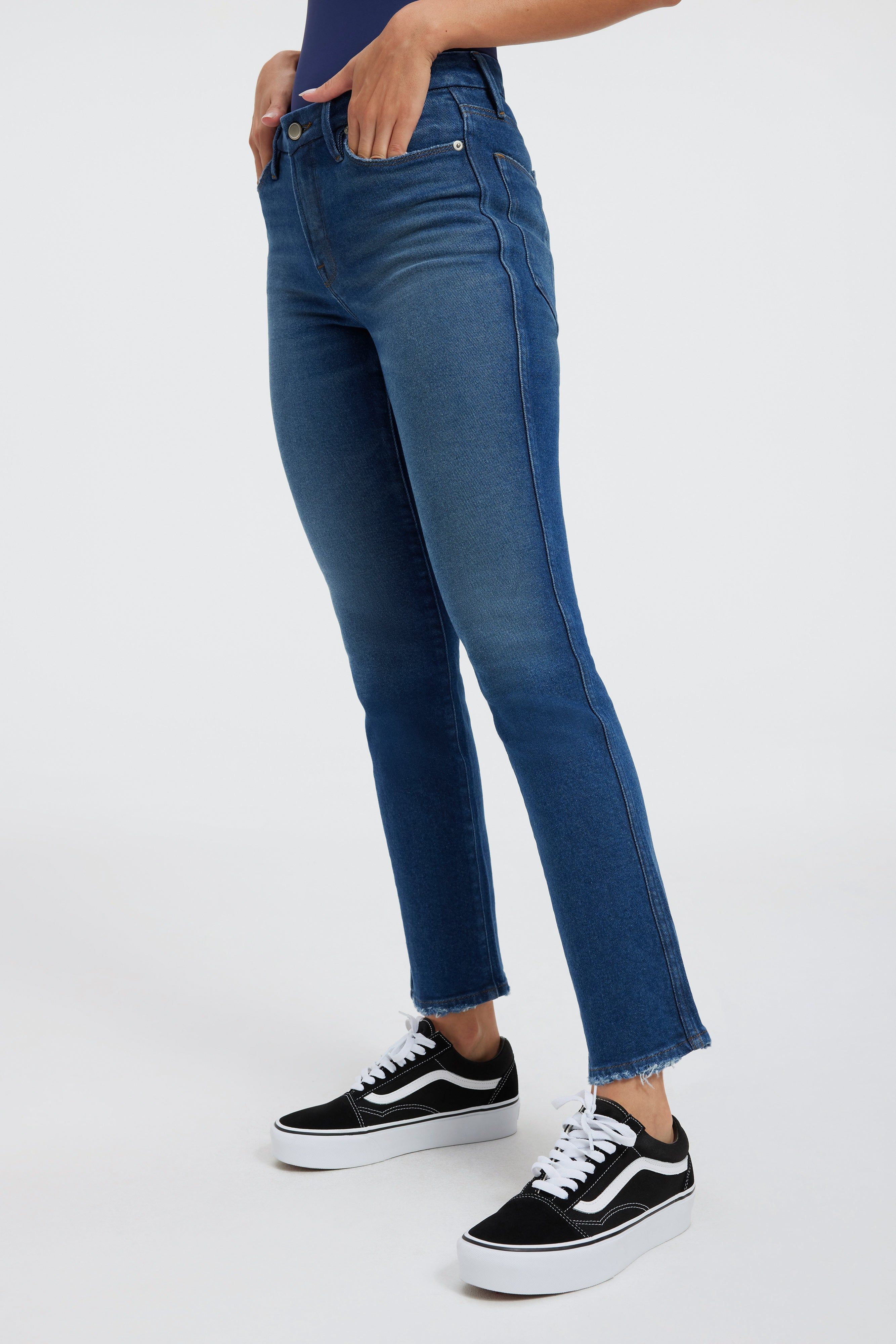 GOOD CURVE STRAIGHT JEANS | INDIGO336 sold by Good American product image thumbnail 8