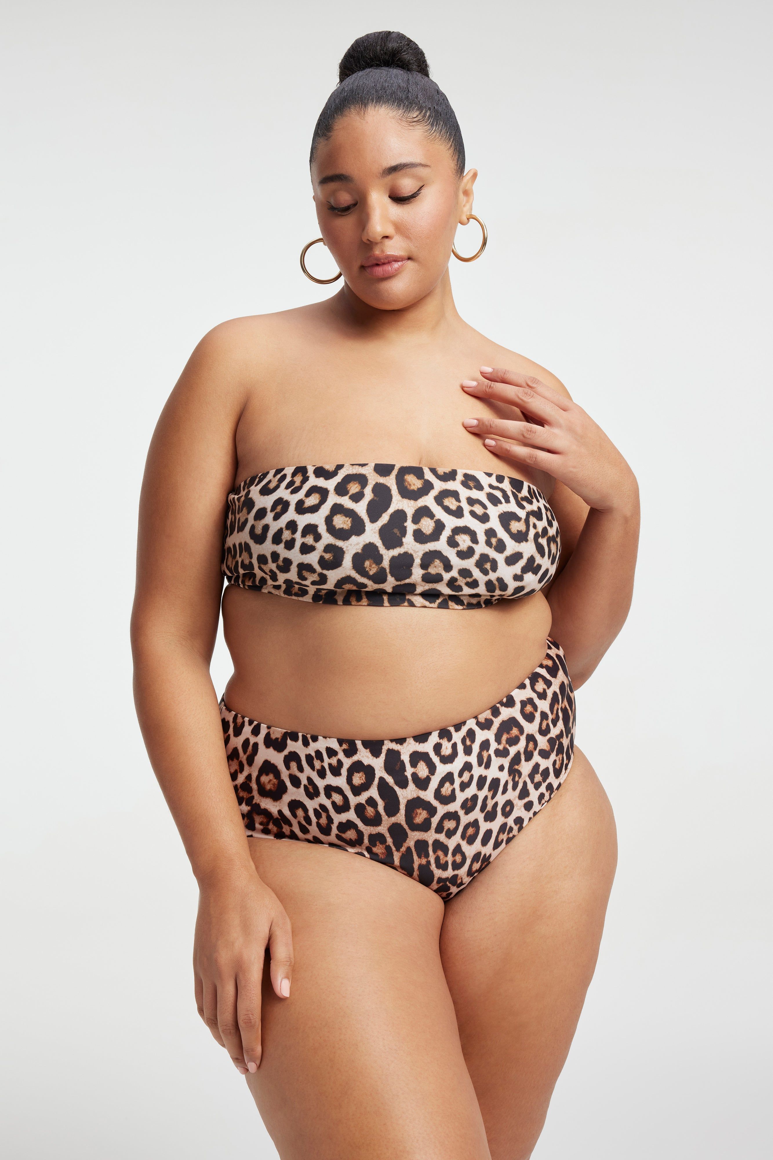 REVERSIBLE BETTER BAND TOP | LEOPARDREVERSE001 sold by Good American product image thumbnail 9