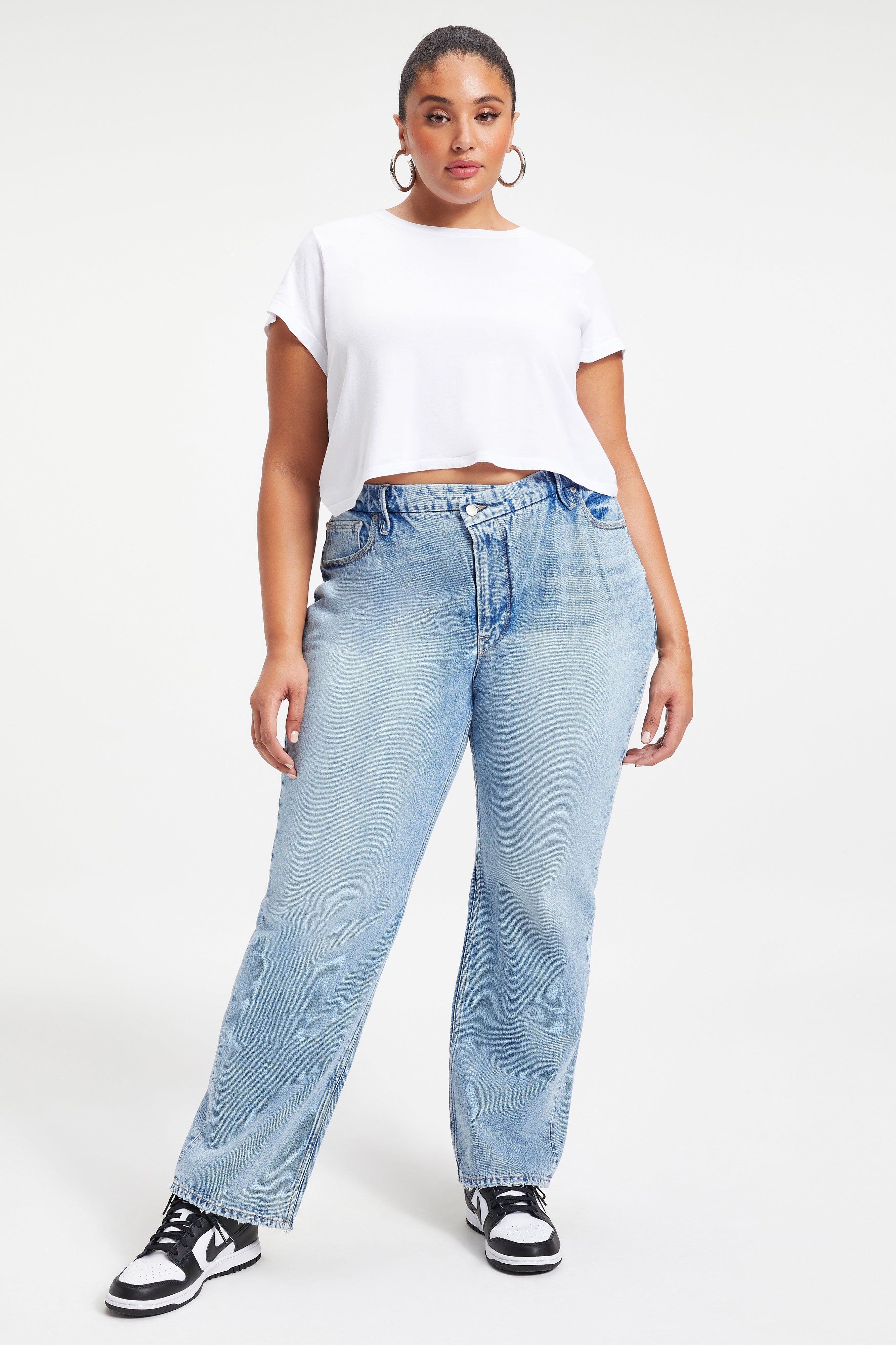 GOOD '90s JEANS | INDIGO058 sold by Good American product image thumbnail 14