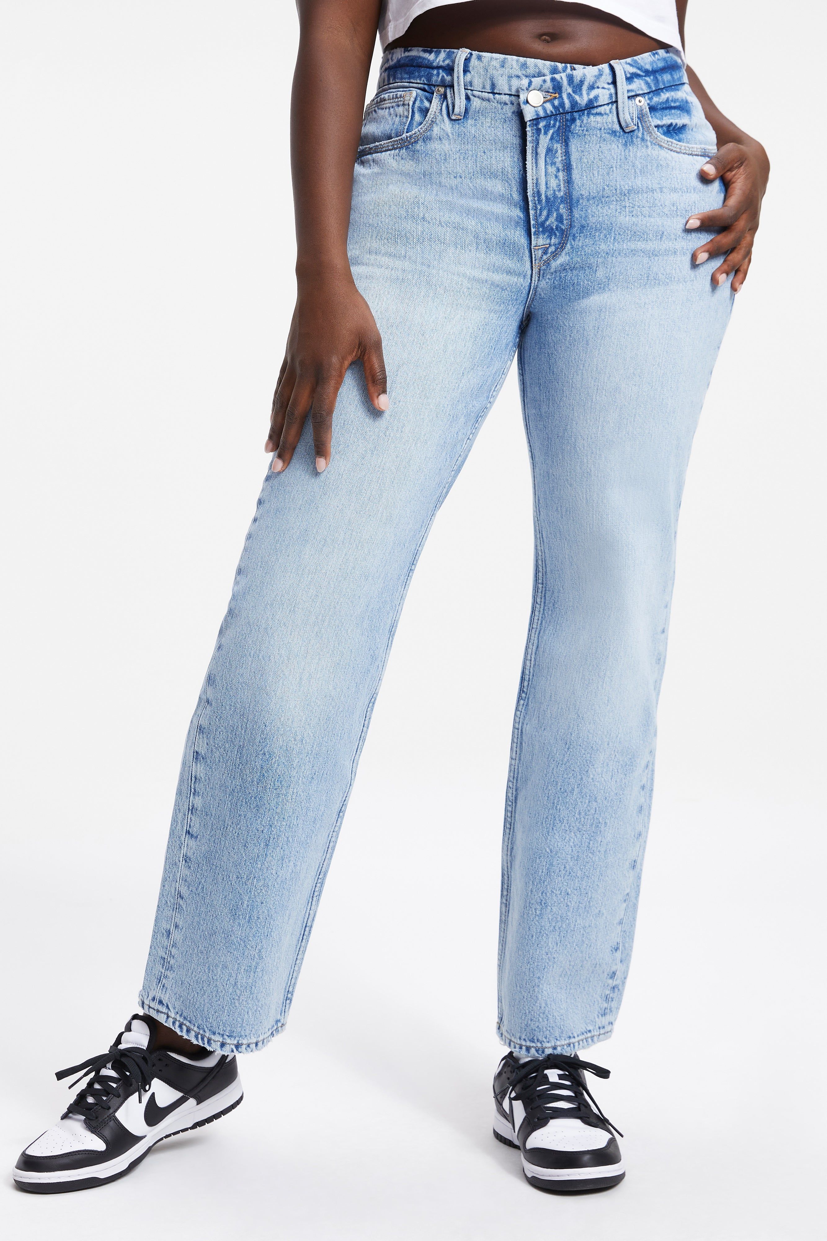 GOOD '90s JEANS | INDIGO058 sold by Good American product image thumbnail 8