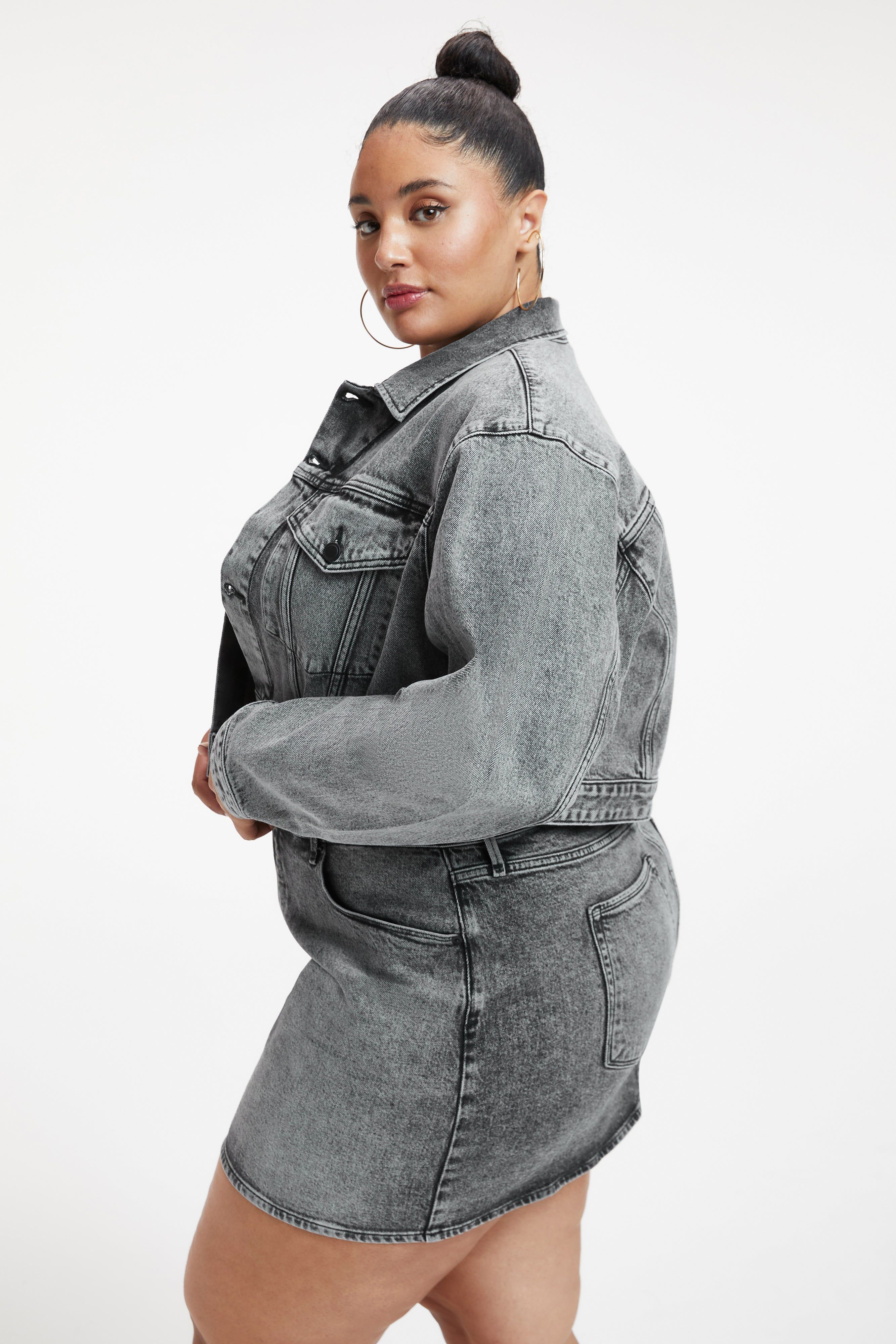 CLASSIC DENIM JACKET | BLACK199 sold by Good American product image thumbnail 4