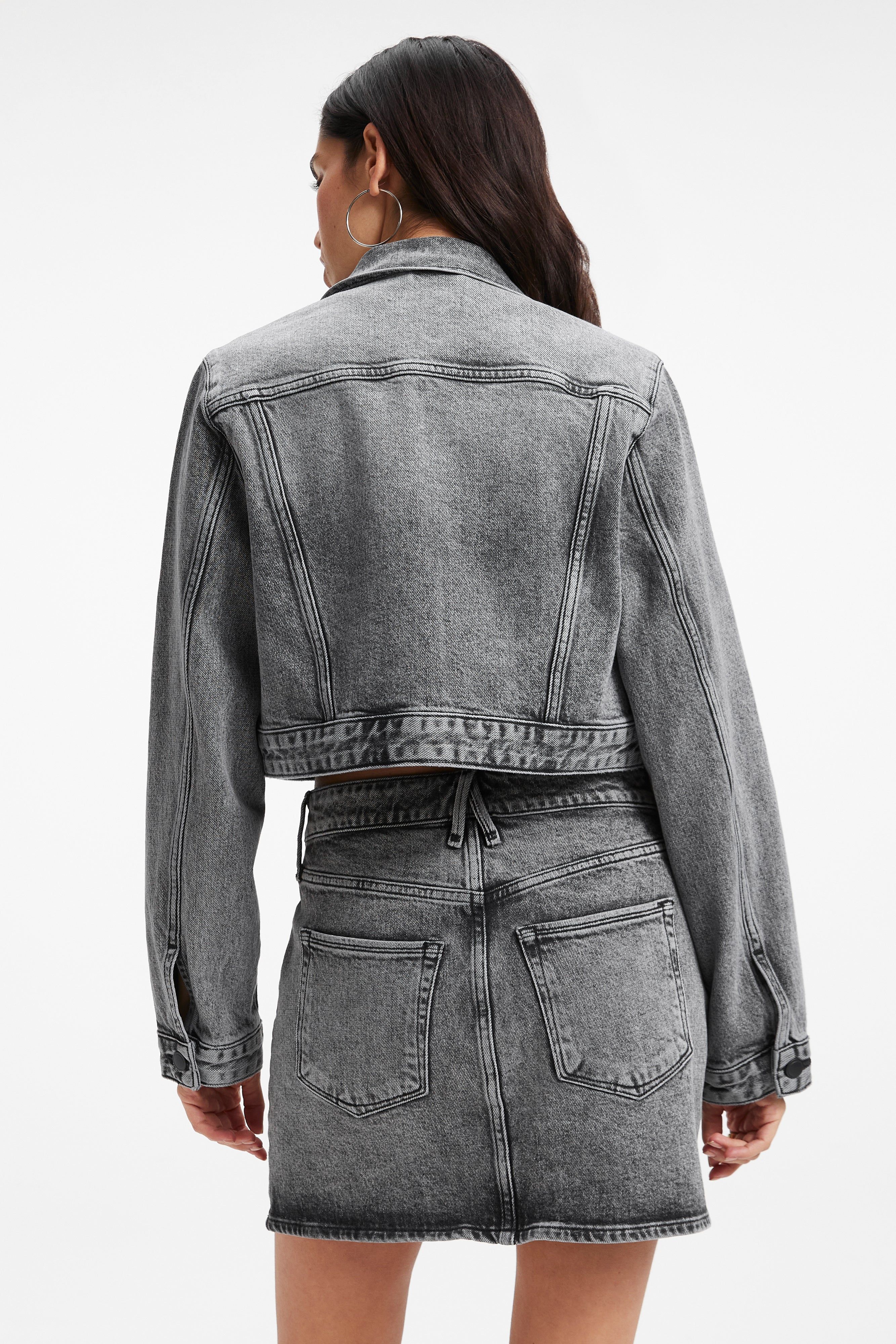 CLASSIC DENIM JACKET | BLACK199 sold by Good American product image thumbnail 10