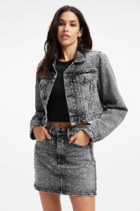 CLASSIC DENIM JACKET | BLACK199 sold by Good American