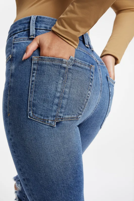 GOOD LEGS SKINNY JEANS | INDIGO234 sold by Good American