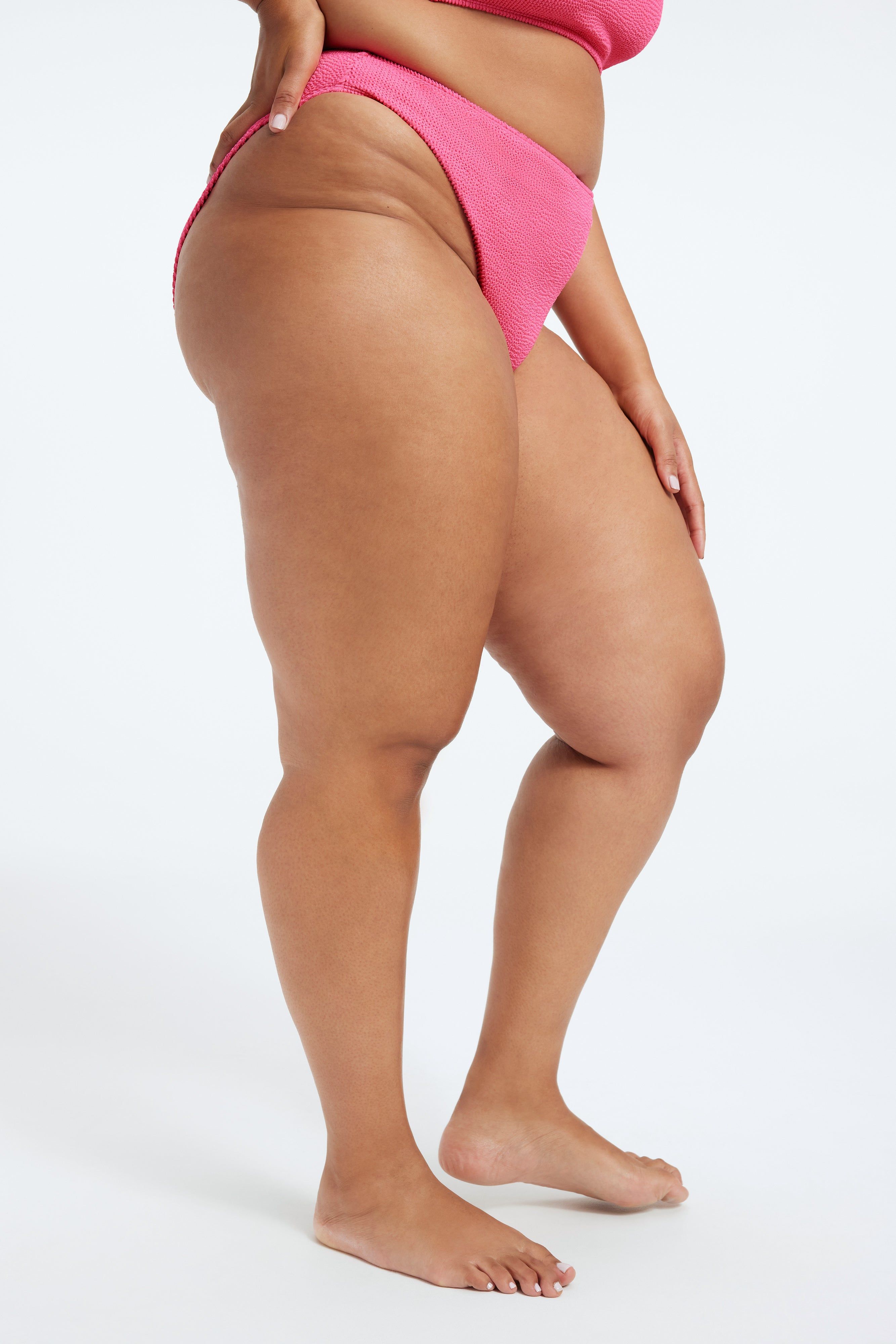 ALWAYS FITS CHEEKY BIKINI BOTTOM | BRIGHTPINK001 sold by Good American product image thumbnail 12