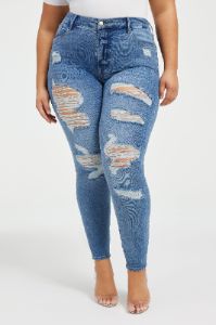 GOOD WAIST SKINNY JEANS | INDIGO426 sold by Good American