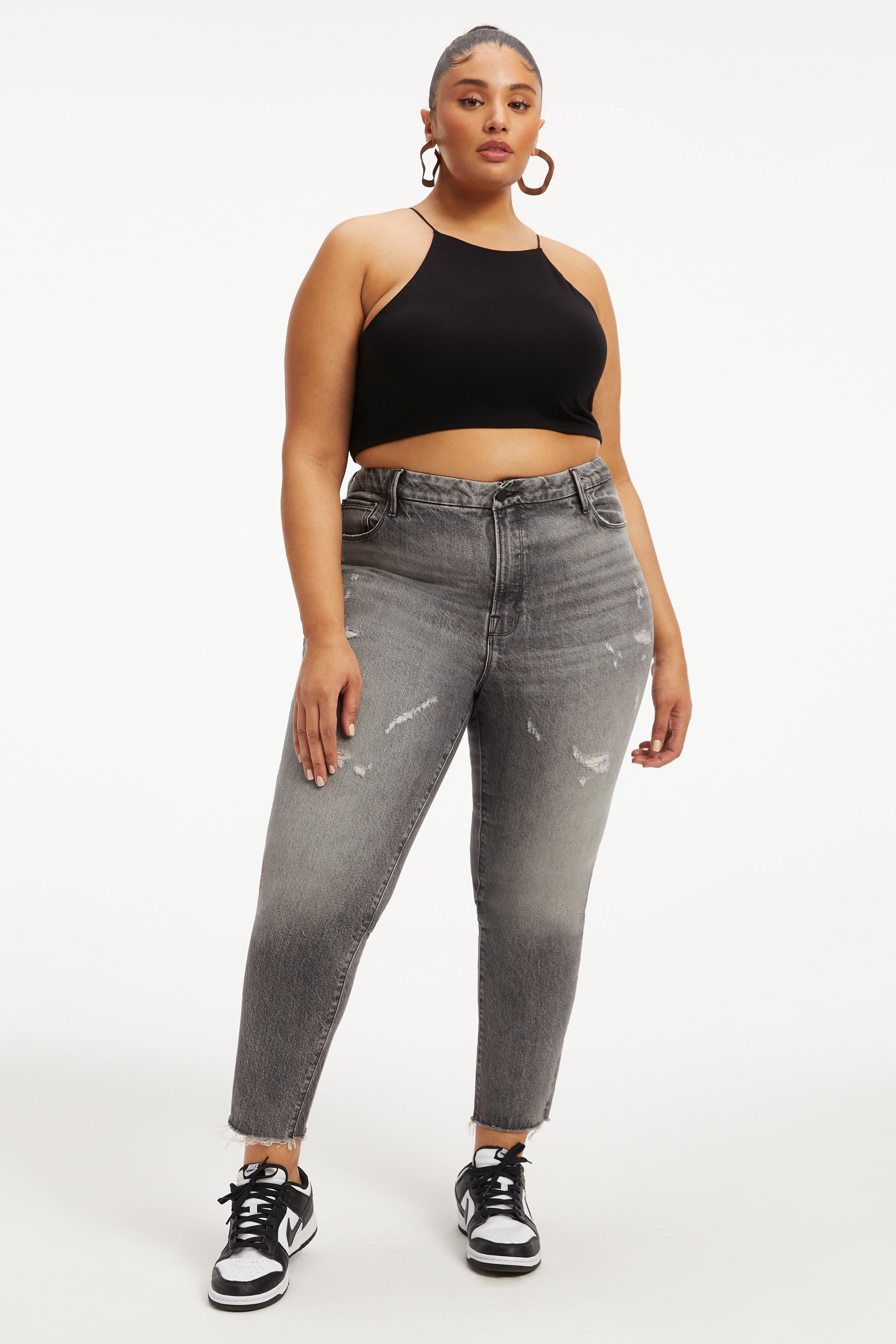 THE WEEKENDER JEANS | BLACK313 sold by Good American product image thumbnail 6