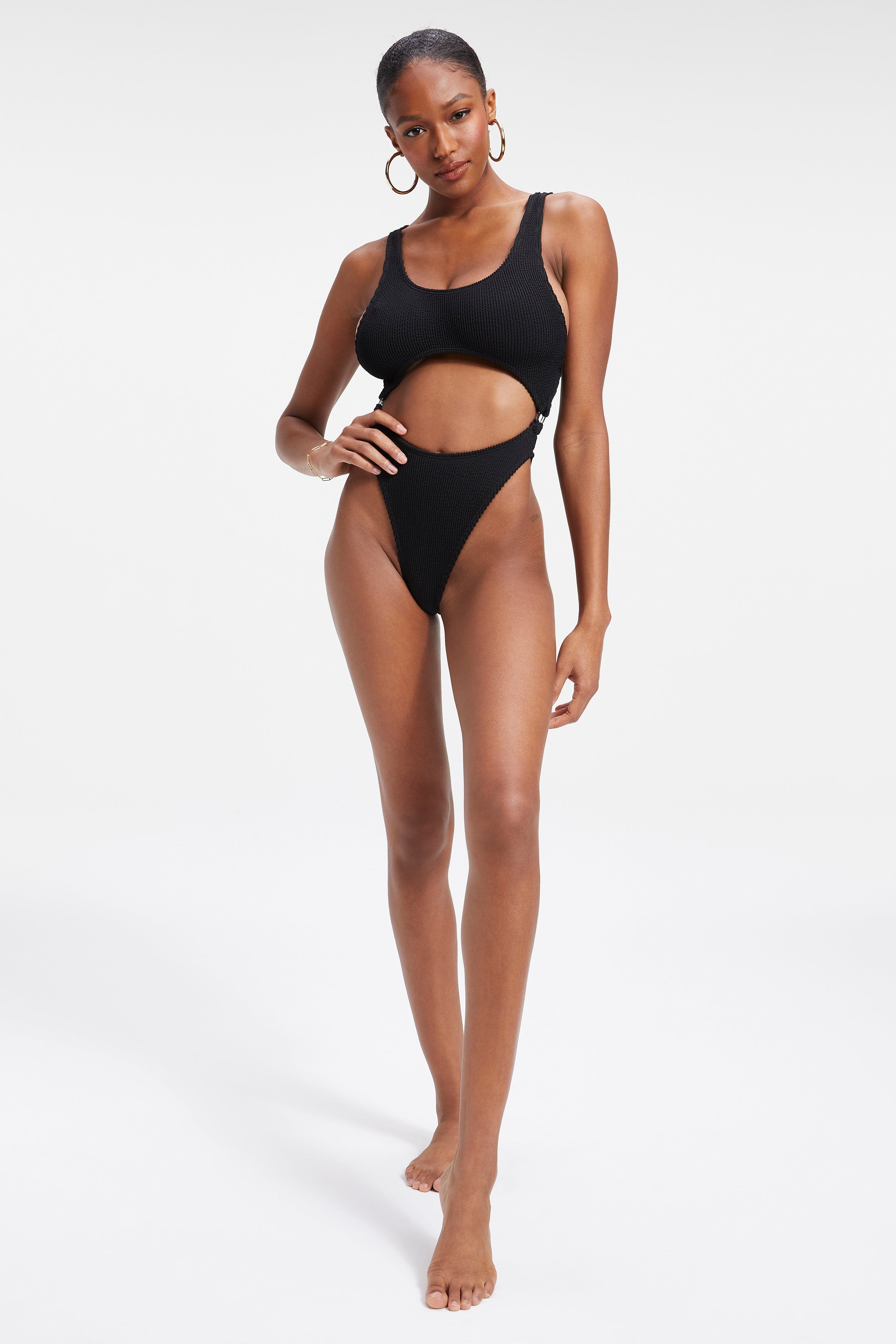 ALWAYS FITS MONOKINI | BLACK001 sold by Good American product image thumbnail 6