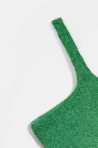 ALWAYS FITS METALLIC SHOULDER TOP | SUMMER GREEN002 sold by Good American