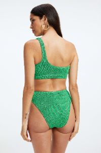 ALWAYS FITS METALLIC SHOULDER TOP | SUMMER GREEN002 sold by Good American