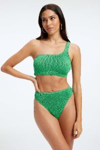 ALWAYS FITS METALLIC SHOULDER TOP | SUMMER GREEN002 sold by Good American