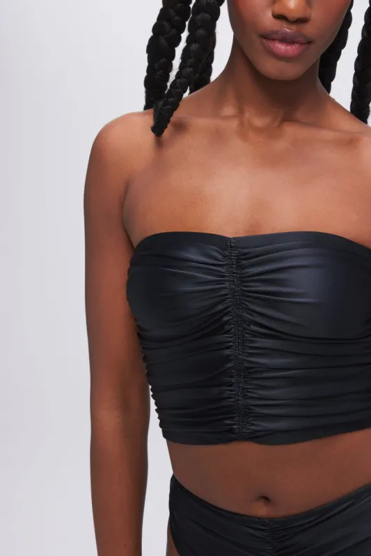 RUCHED BANDEAU | BLACK001 sold by Good American